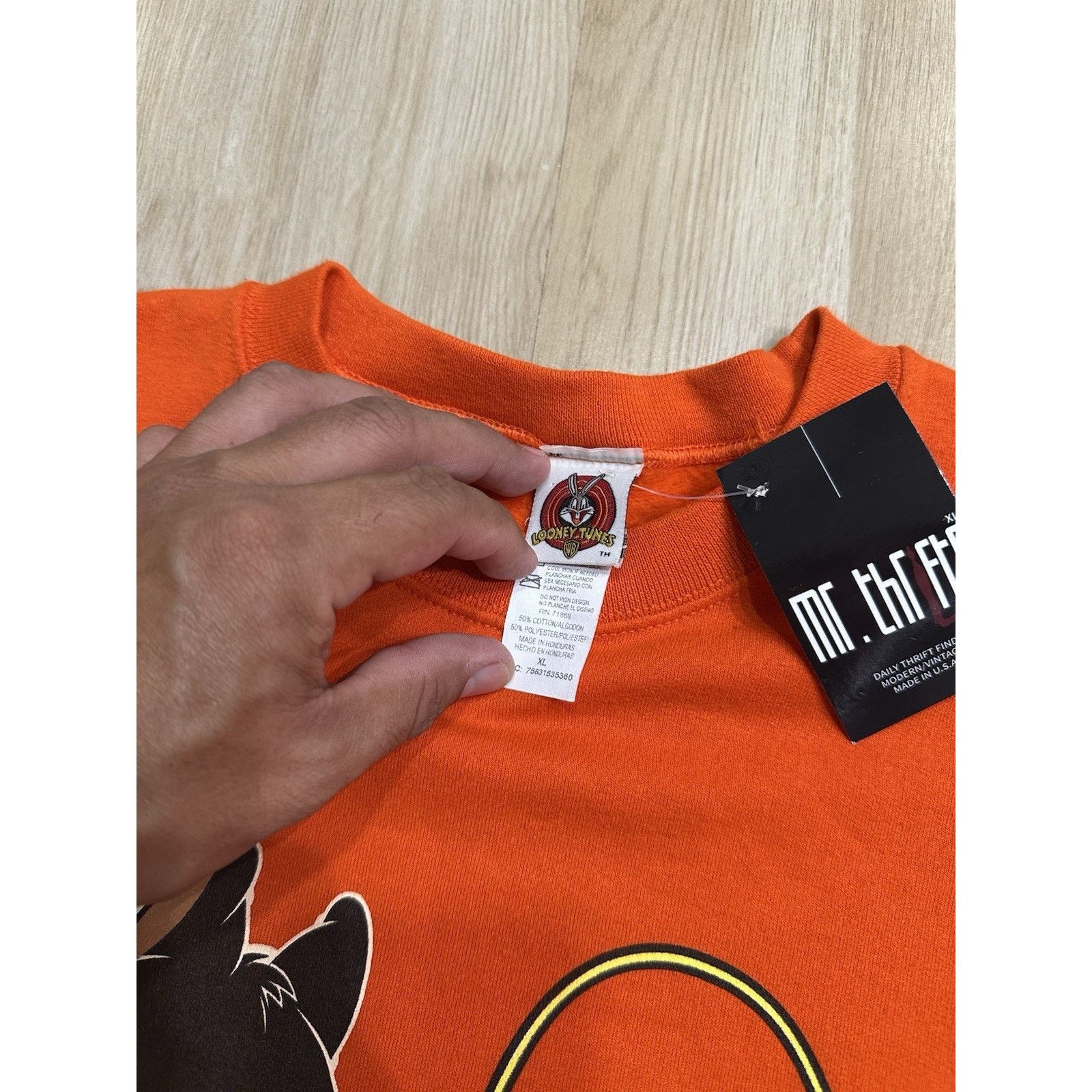Vintage 90s Looney Tunes Penelope Cat Halloween Sweatshirt