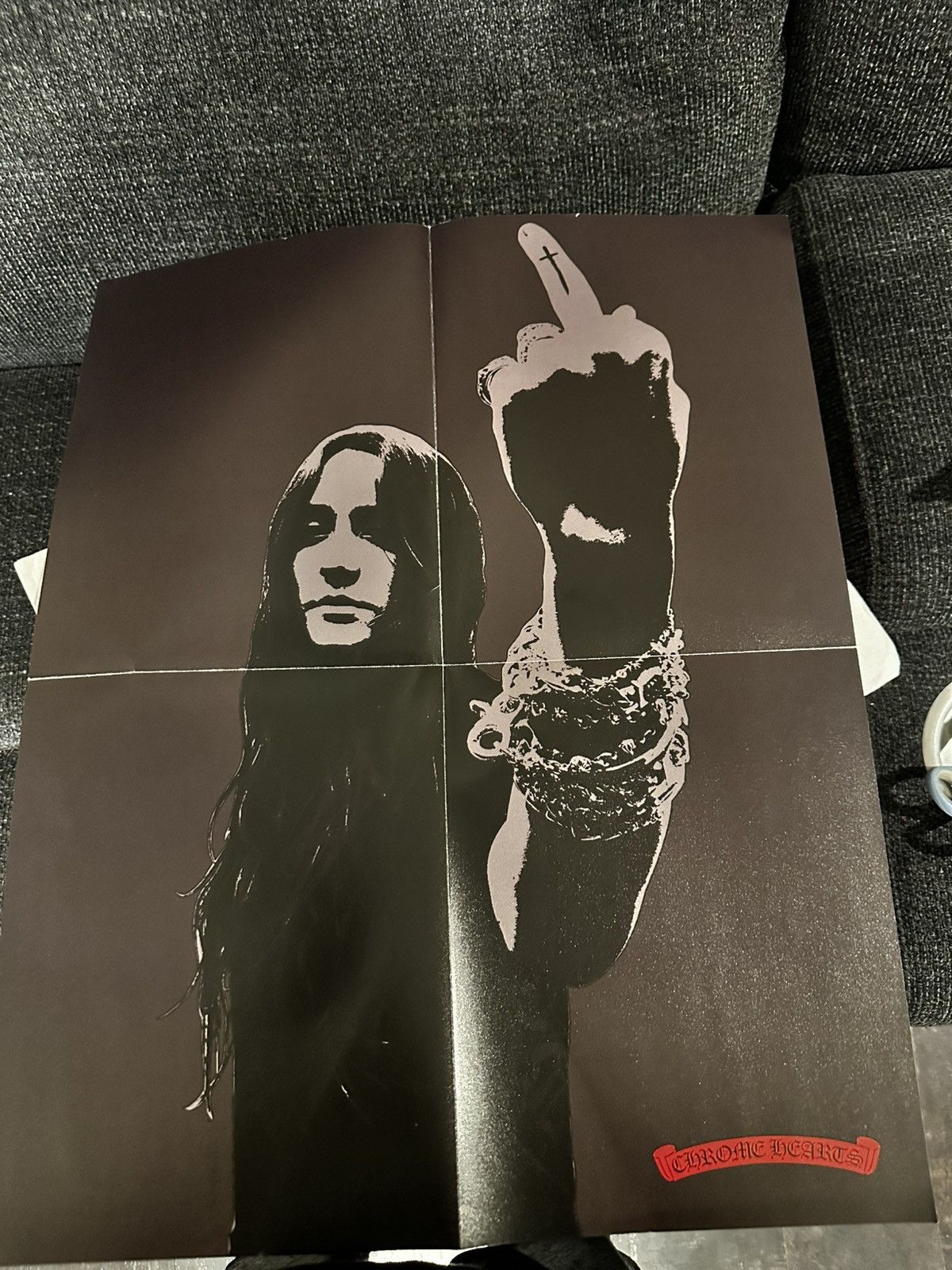 Chrome Hearts Chrome Hearts Poster Small 12”X15” estimate size Size ONE SIZE - 1 Thumbnail