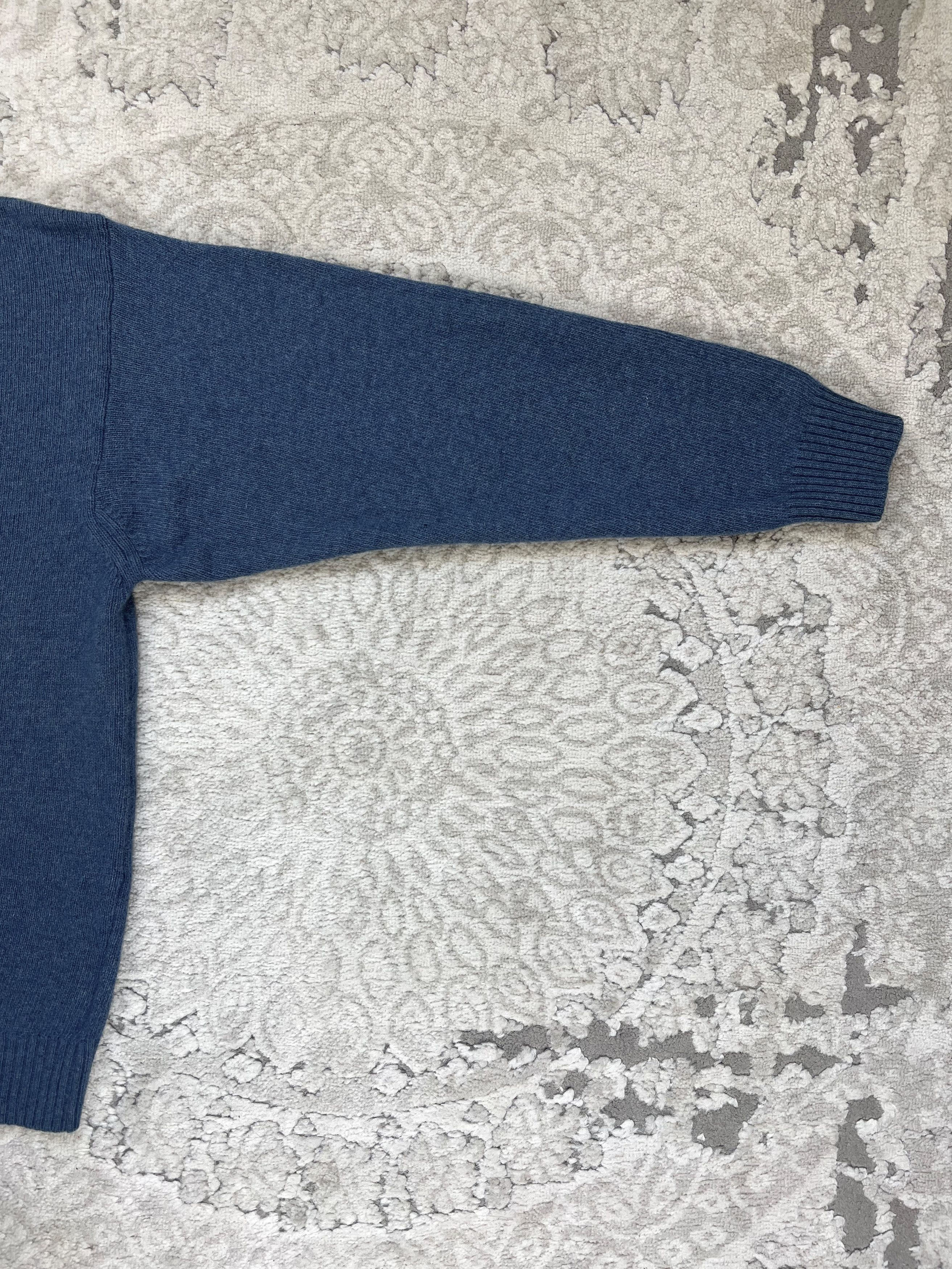 Sergio Tacchini Sergio Tacchini V-Neck Wool Blend Sweater Jumper Blue Italy Size US M / EU 48-50 / 2 - 3 Thumbnail