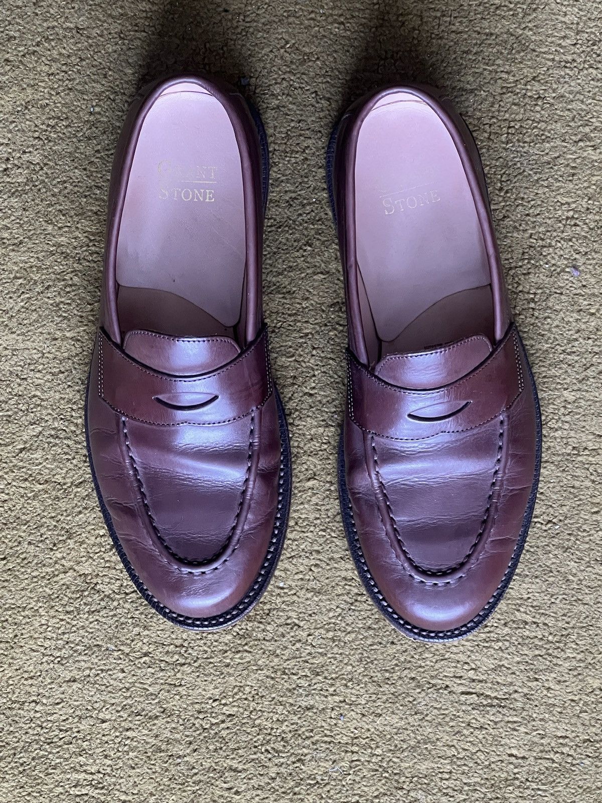 Grant Stone Tobacco Calf Traveller Loafer Size 7d in Brown, Men's — image 5 of 6
