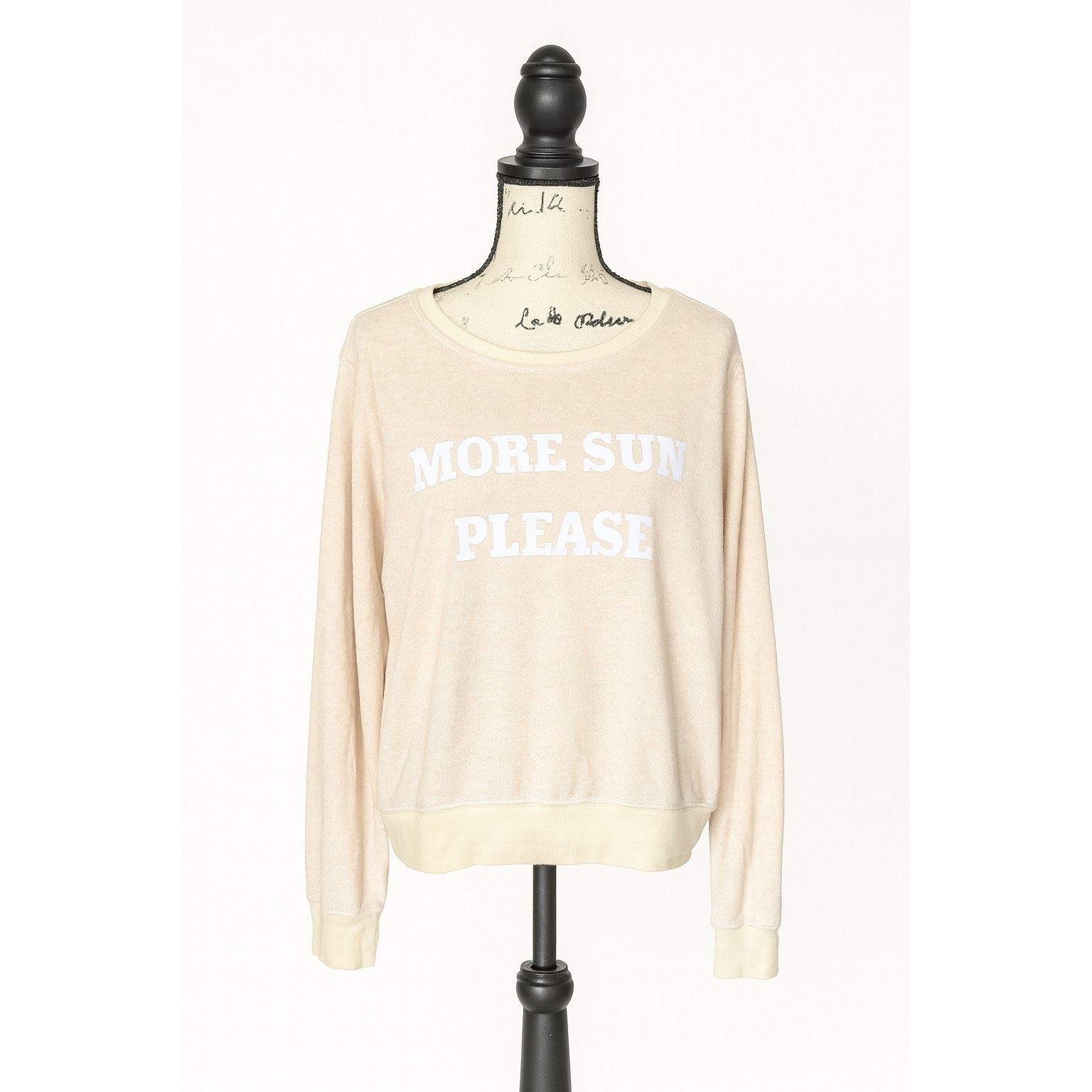 Wildfox Wildfox “More Sun Please” Yellow Pullover Sweatshirt Women’s Size S / US 4 / IT 40 - 1 Thumbnail