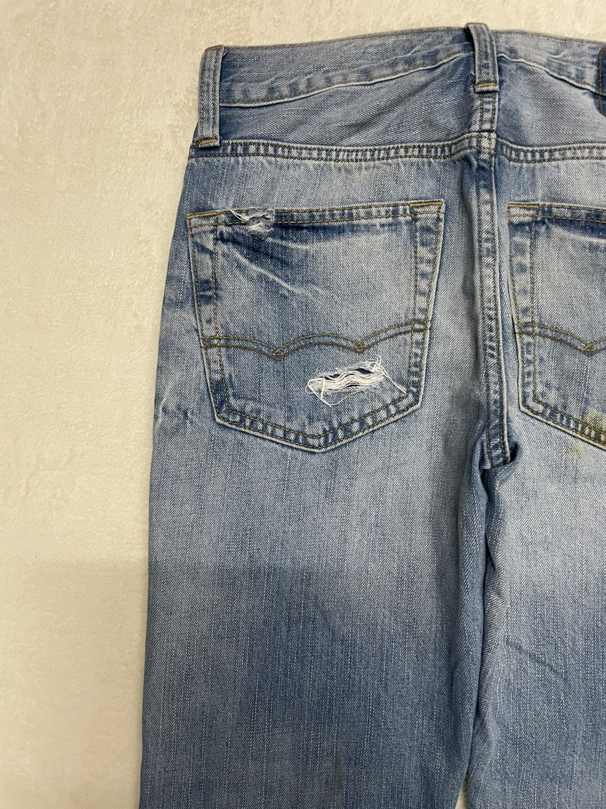 American Eagle Outfitters Vintage American Eagle Outfitters Distress Faded Denim Jeans Size US 28 / EU 44 - 16 Thumbnail