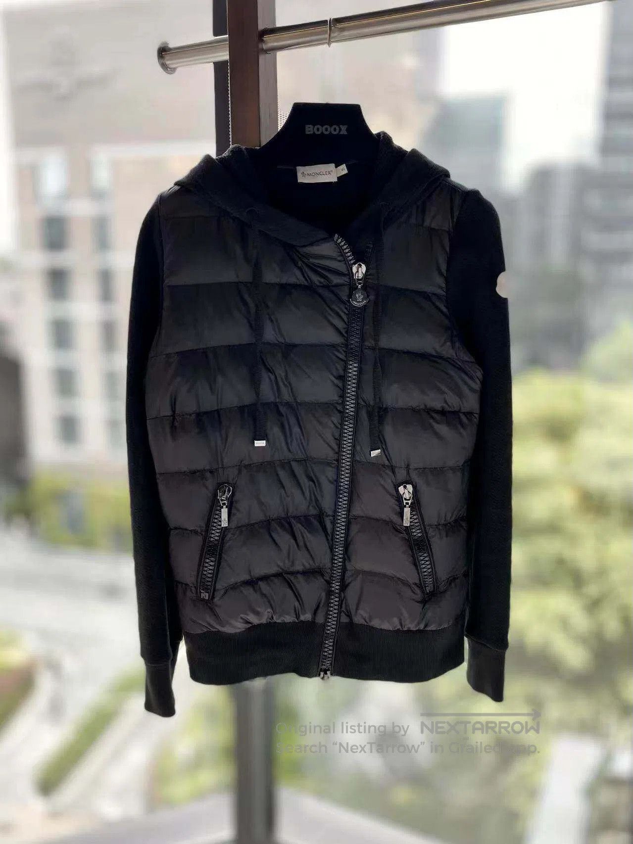 Moncler Moncler Sleeve badge small logo blend patchwork diagonal h Size S / US 4 / IT 40 - 2 Thumbnail