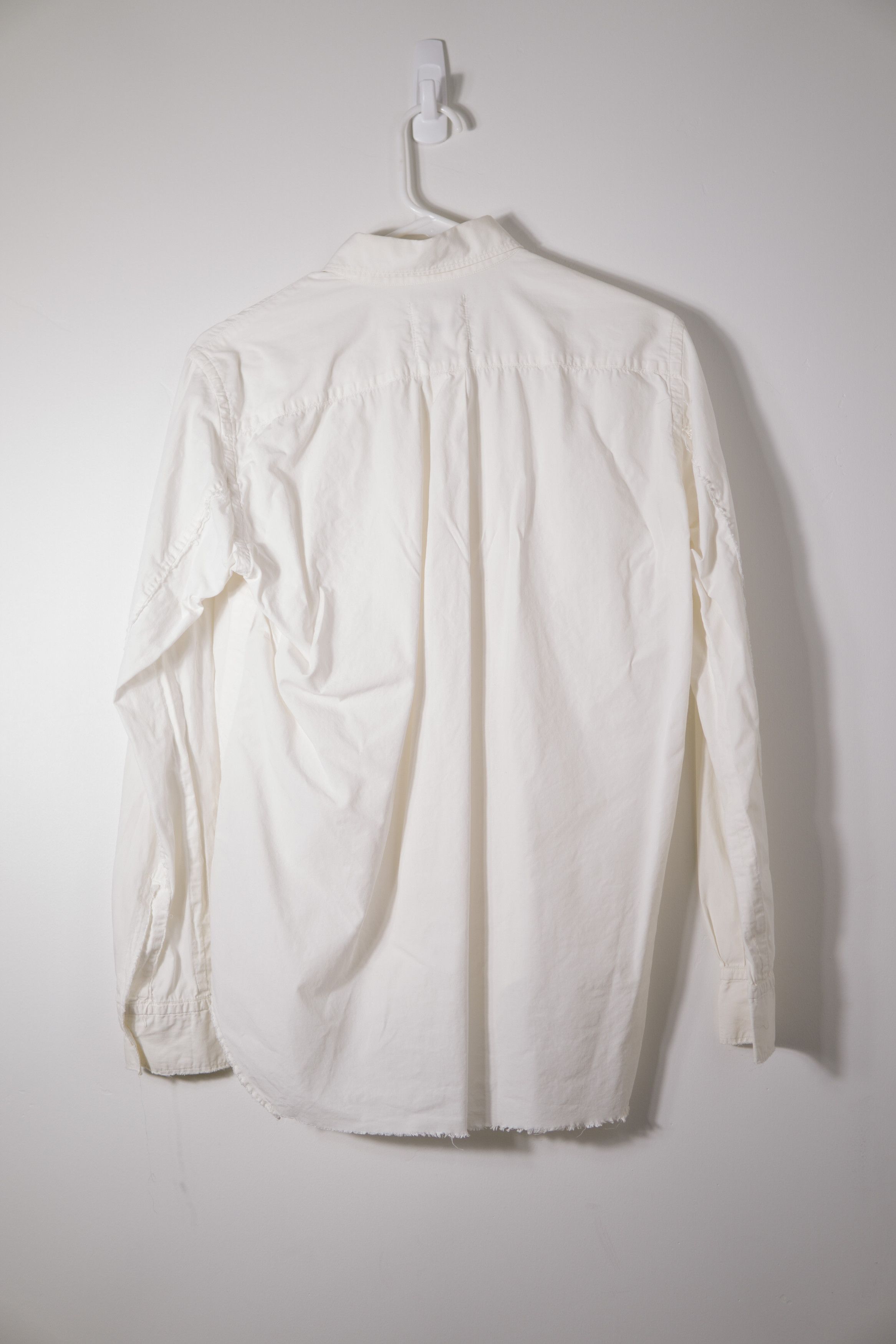 Takahiromiyashita The Soloist. FW15 Silk Blend Distressed Shirt Size US S / EU 44-46 / 1 - 5 Thumbnail