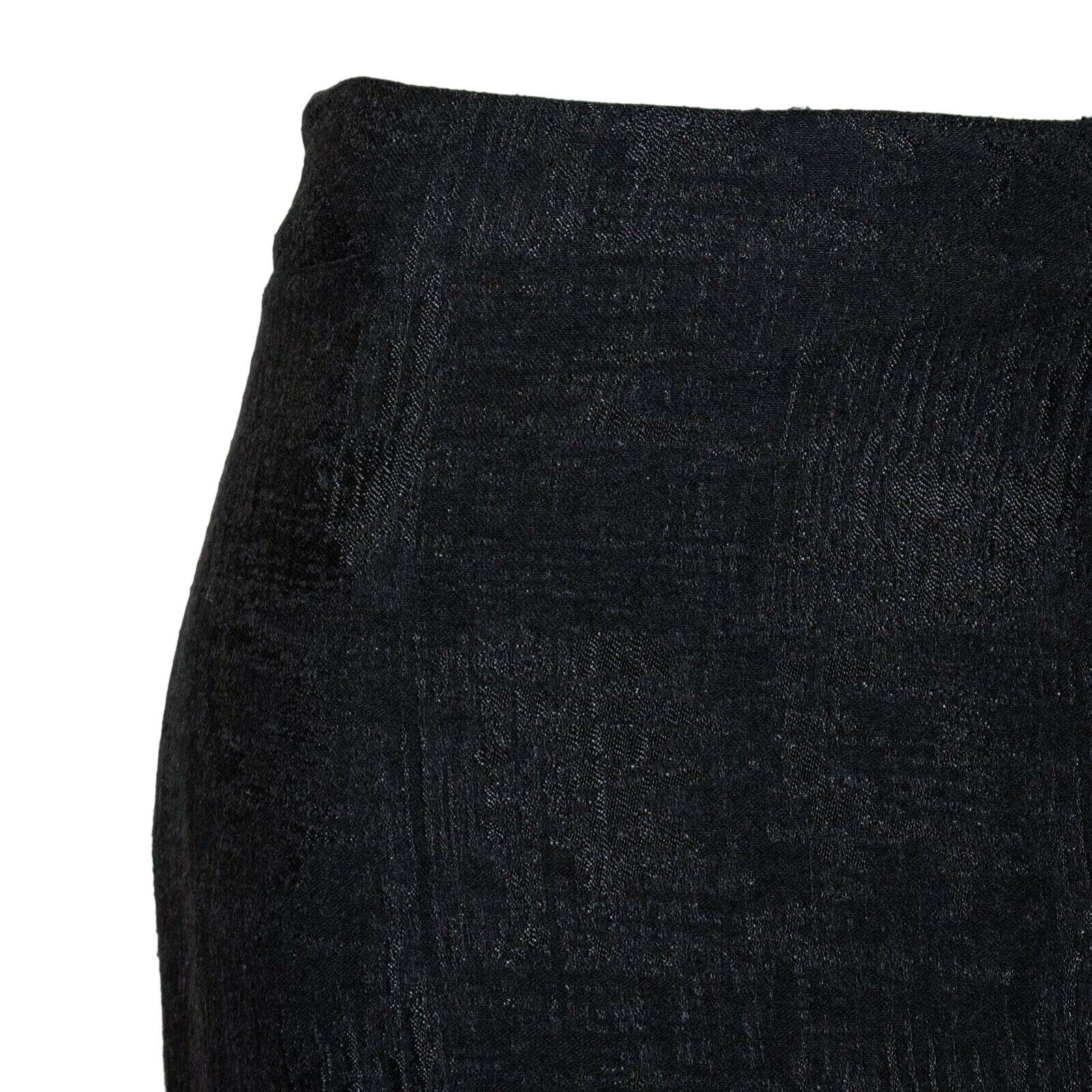 Helmut Lang vtg Helmut Lang Black Textured pencil Skirt Made in USA Size 27" / US 4 / IT 40 - 6 Thumbnail