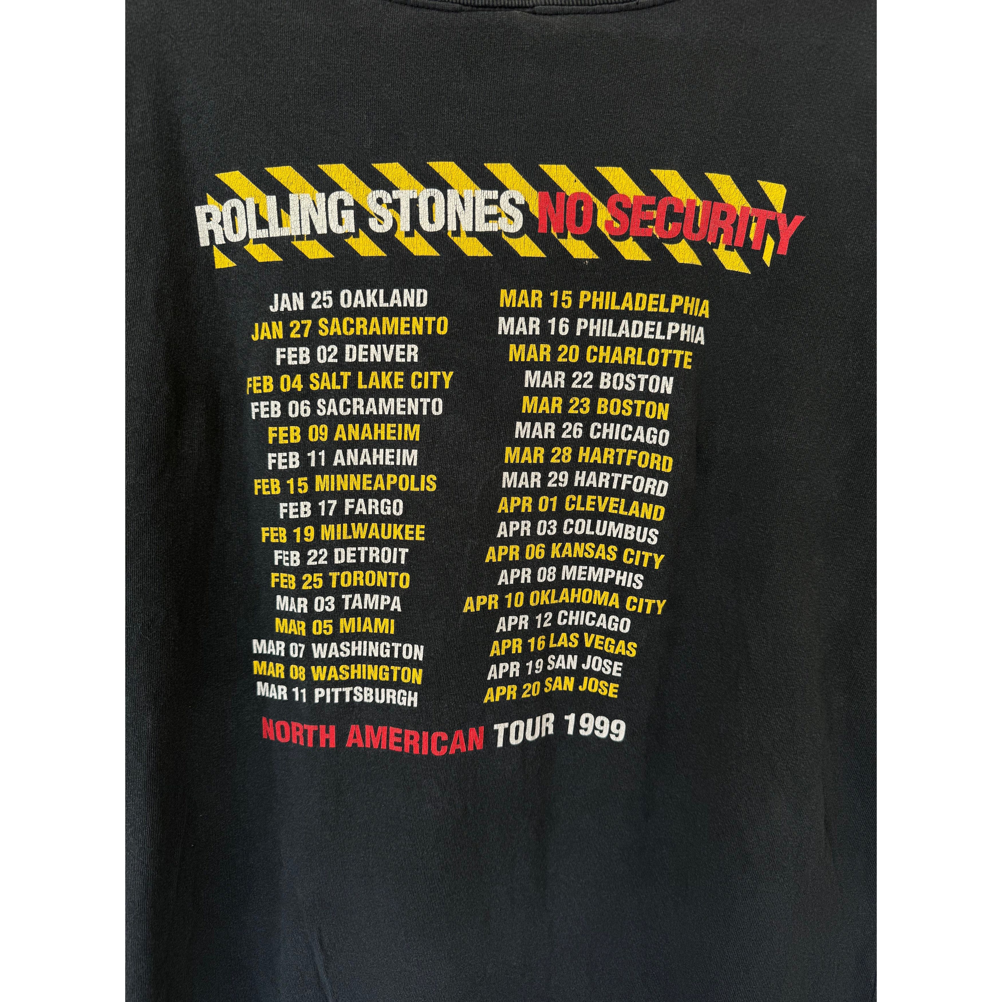 Vintage Rolling Stones No Security 1999 Tour Size US XL / EU 56 / 4 - 6 Thumbnail