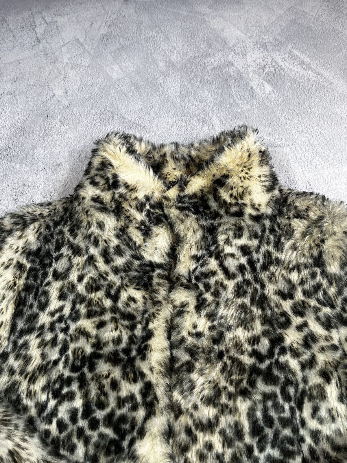 Japanese Brand × Vintage Vintage 90s Fur Faux cropped coat jacket AvantGarde japanese Size M / US 6-8 / IT 42-44 - 9 Thumbnail