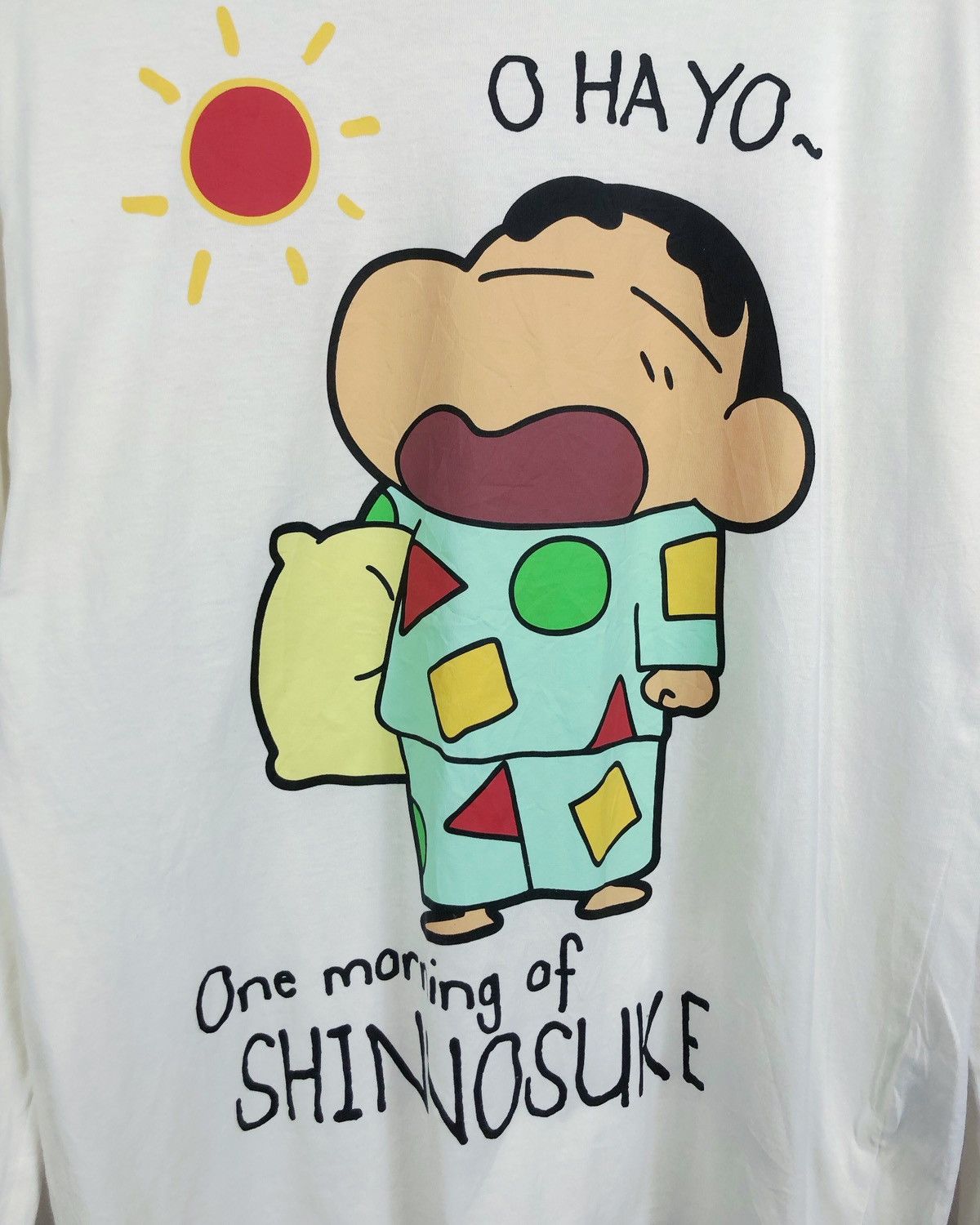 Anime Rare Vintage Crayon Shinchan Japan LS Tee Size US M / EU 48-50 / 2 - 3 Thumbnail