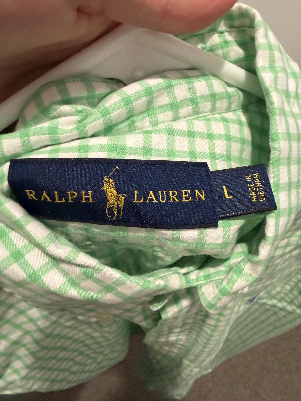 Polo Ralph Lauren Polo Ralph Lauren Green Button-up Size US L / EU 52-54 / 3 - 4 Thumbnail