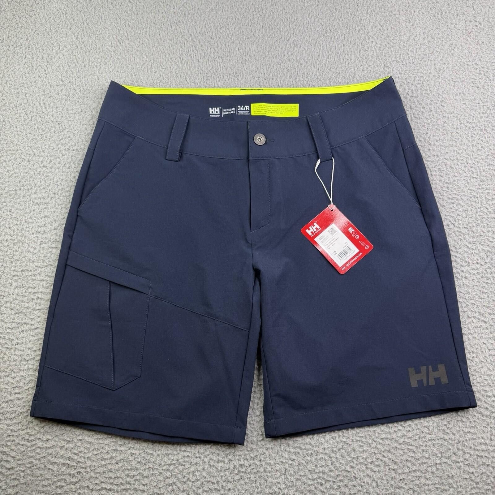 Helly Hansen Helly Hansen Quick-Dry Navy Cargo Shorts Women's 34x9.5 Size 34" / US 12 / IT 48 - 1 Thumbnail