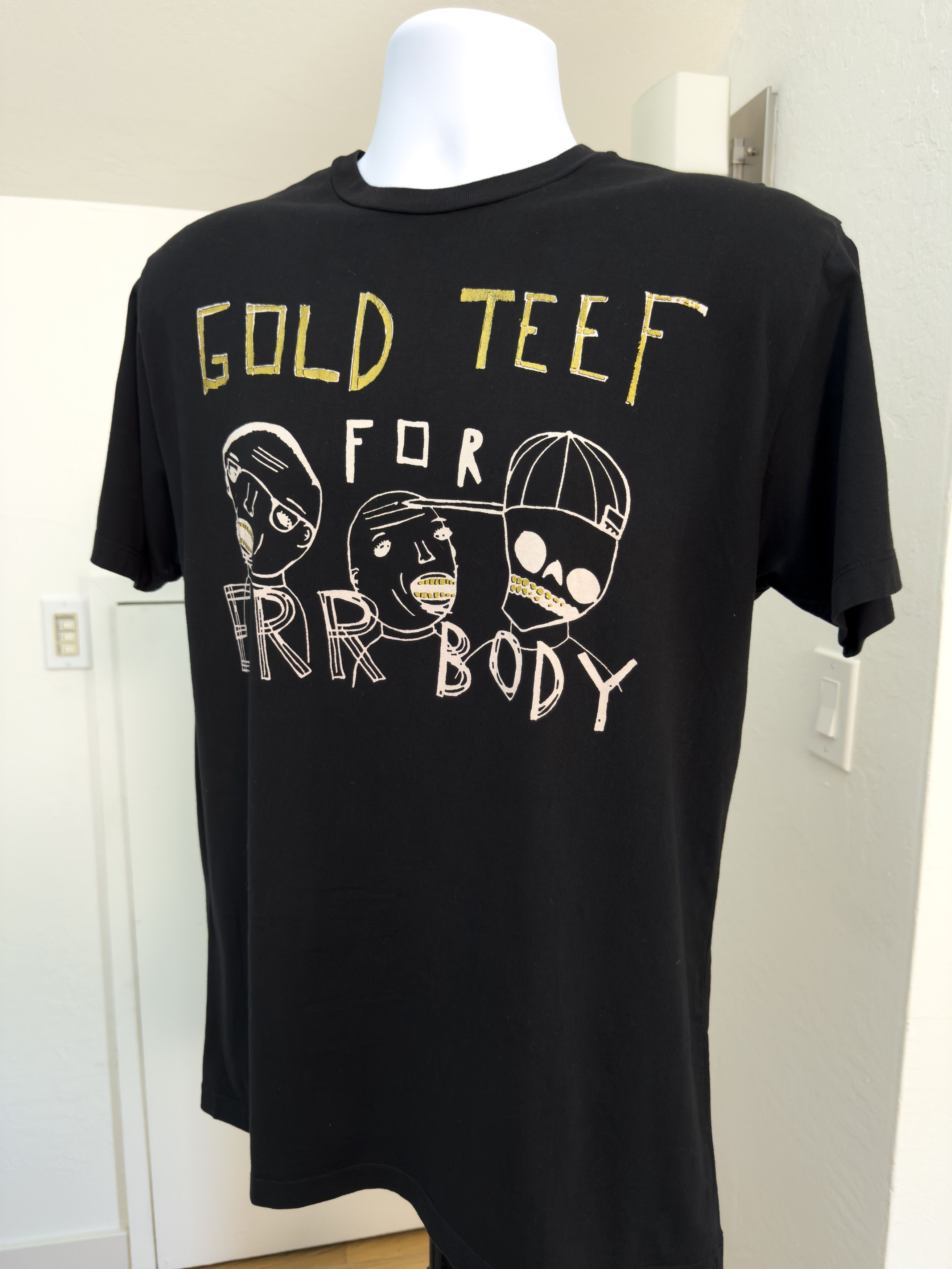 Other Patrick Tillet's Gold Teef Err Body T-Shirt Made in USA Size US L / EU 52-54 / 3 - 2 Thumbnail