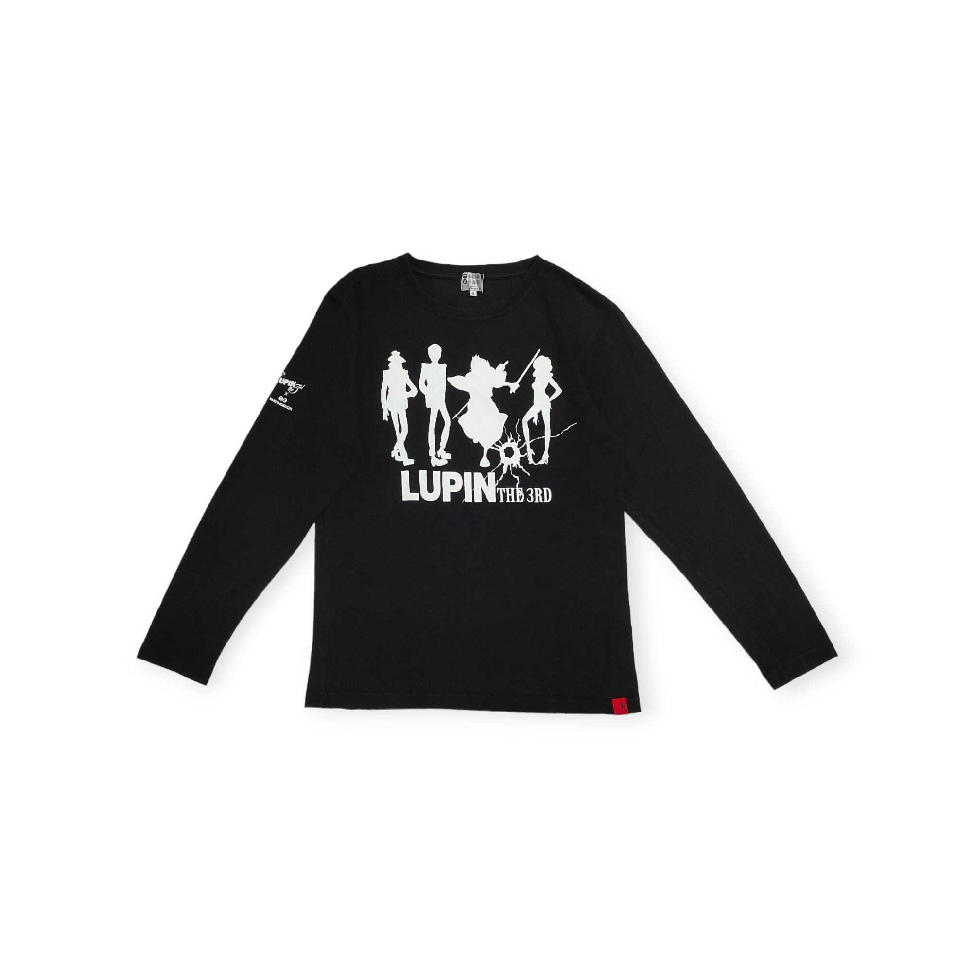 image of Anima x Takeo Kikuchi Lupin The 3Rd Collabs Tee in Black, Men's (Size XS)
