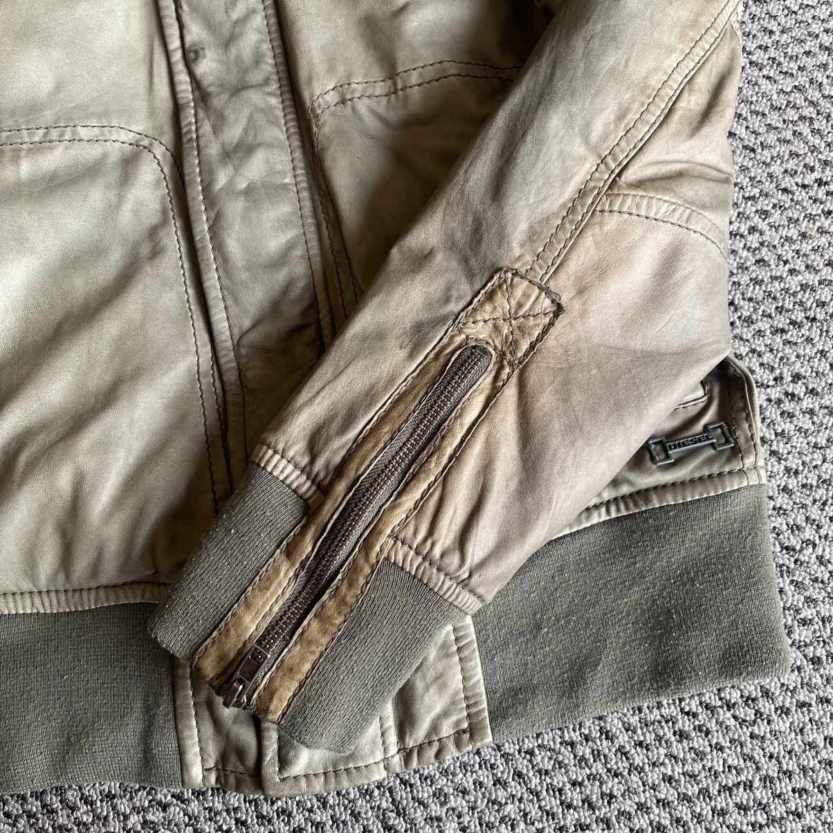 Diesel Diesel Leather Jacket Classic Vintage Prefer Size S to M Size US M / EU 48-50 / 2 - 11 Thumbnail