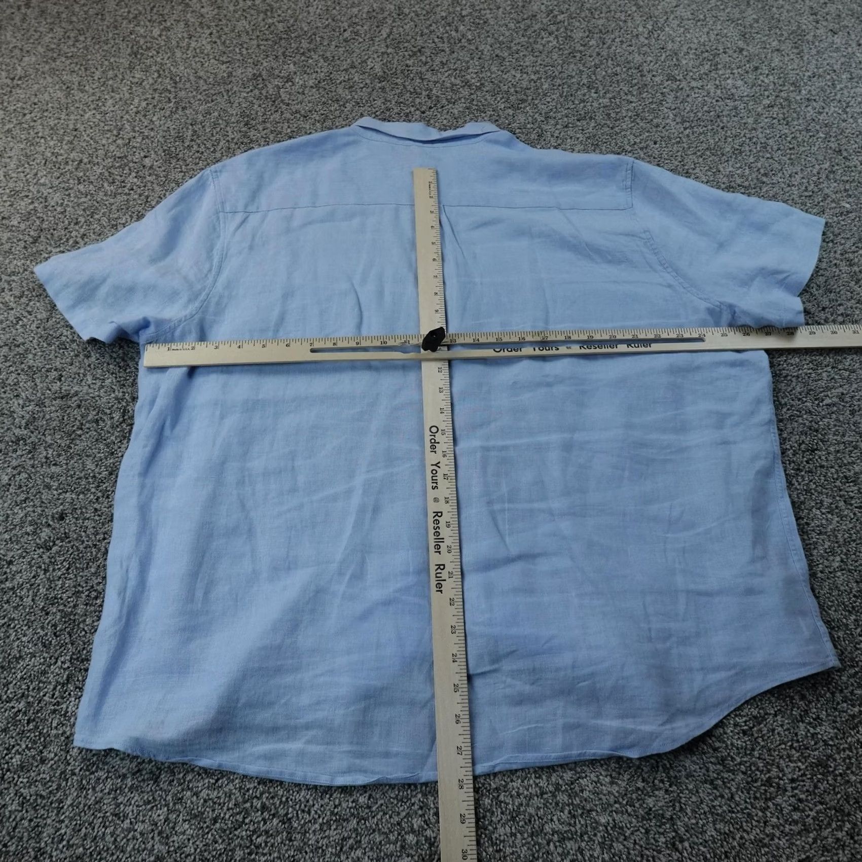Lucky Brand Lucky Brand Shirt Mens 2XL Blue Linen Short Sleeve Button Up Casual Summer Beach Shirt Mens 2XL Blue Linen Short Sleeve Button-Up Casual Summer Beach Size US XXL / EU 58 / 5 - 5 Thumbnail