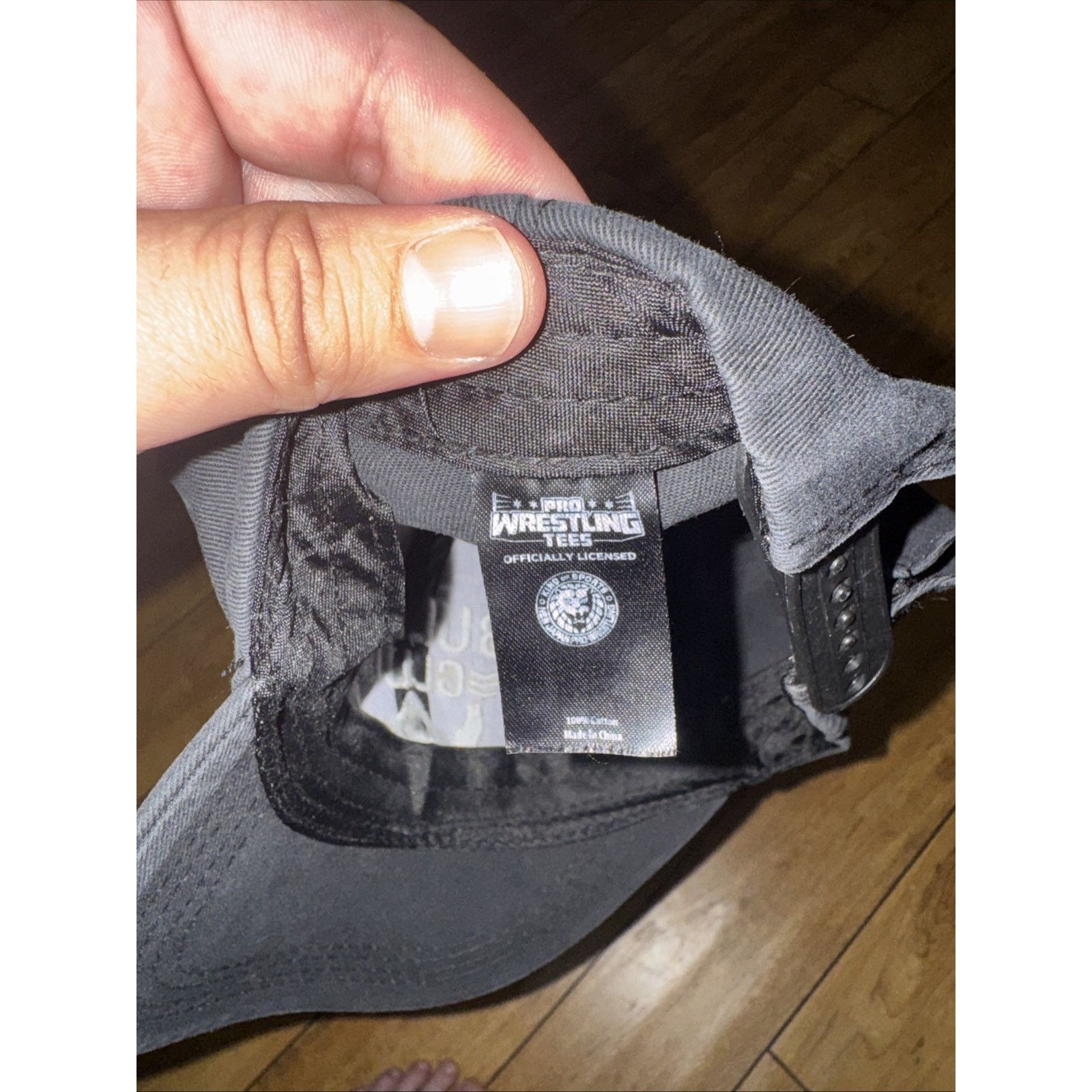 Vintage All Elite Wrestling AEW Bullet Club NJPW SnapBack Black Size ONE SIZE - 3 Thumbnail