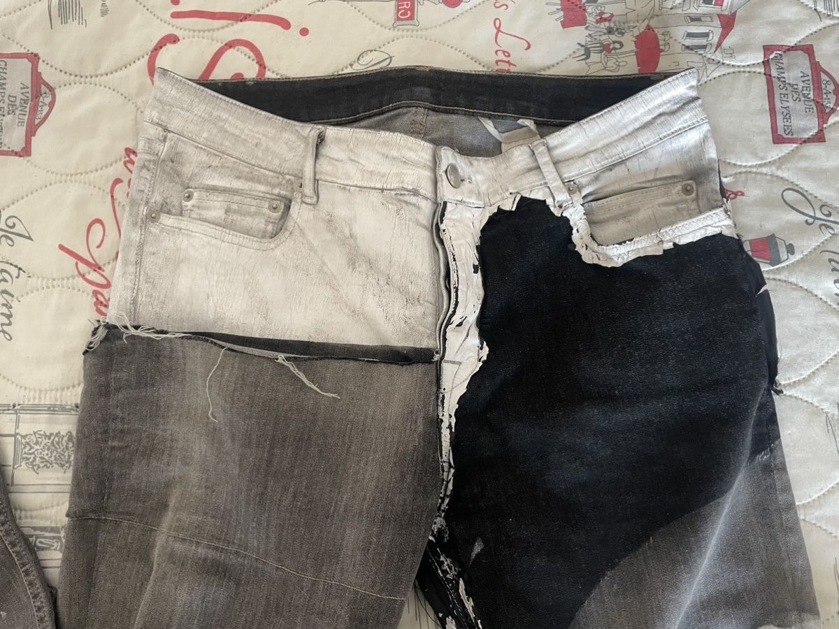 Rick Owens Rick Owens Tyrone Collage Denim - SAMPLE Size US 34 / EU 50 - 2 Thumbnail