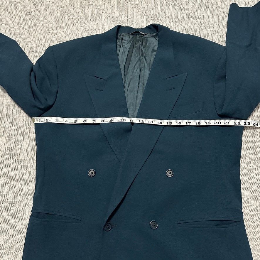 Zanella Zanella navy double breasted blazer size 40R Size 40R - 7 Thumbnail
