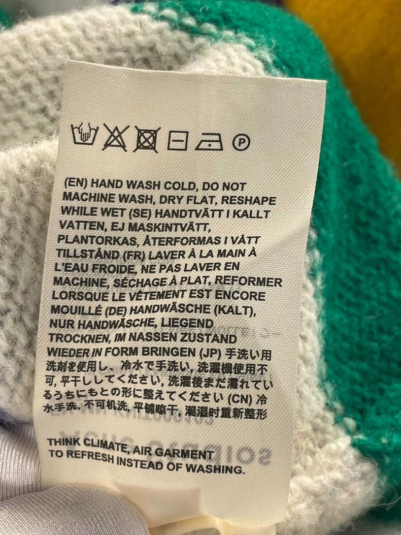 Acne Studios Acne Studios Genuine striped and patterned wool sweater Size US L / EU 52-54 / 3 - 3 Thumbnail