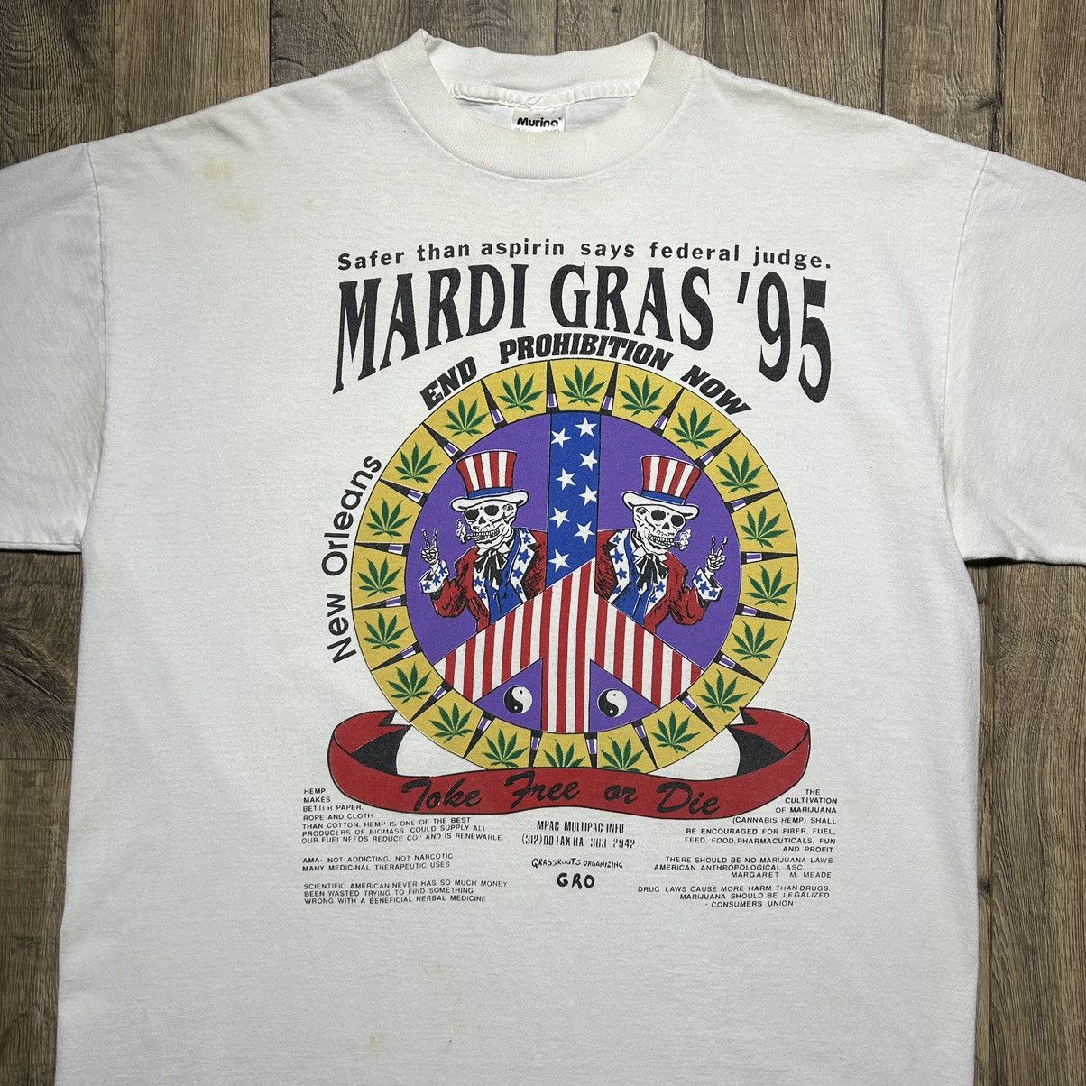 Vintage Vintage 1995 Marijuana Lot T Shirt Men’s XL Weed Peace 90s Size US XL / EU 56 / 4 - 2 Thumbnail