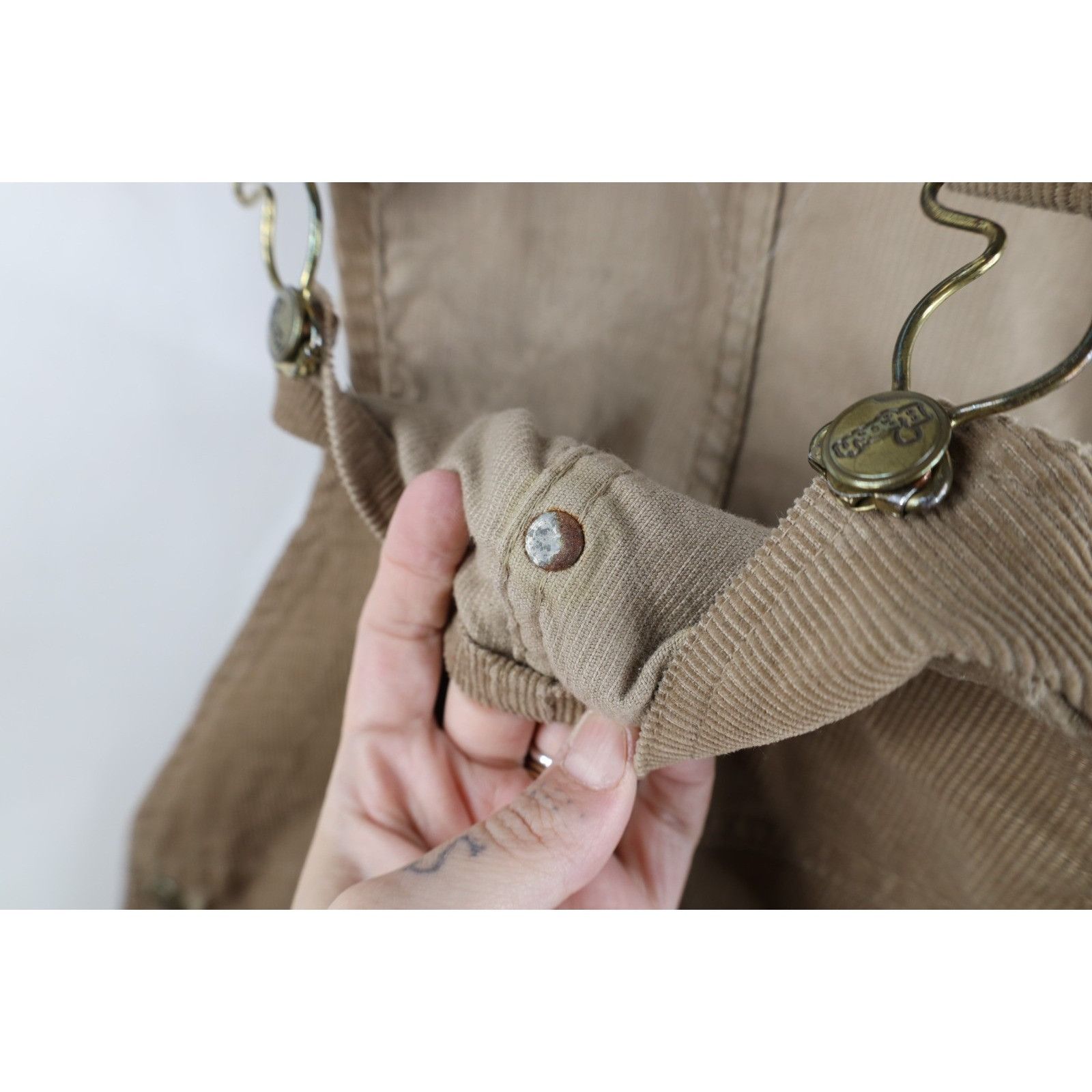 Oshkosh Vintage 70s Oshkosh B'Gosh Corduroy Overalls Bibs Size M / US 6-8 / IT 42-44 - 7 Thumbnail