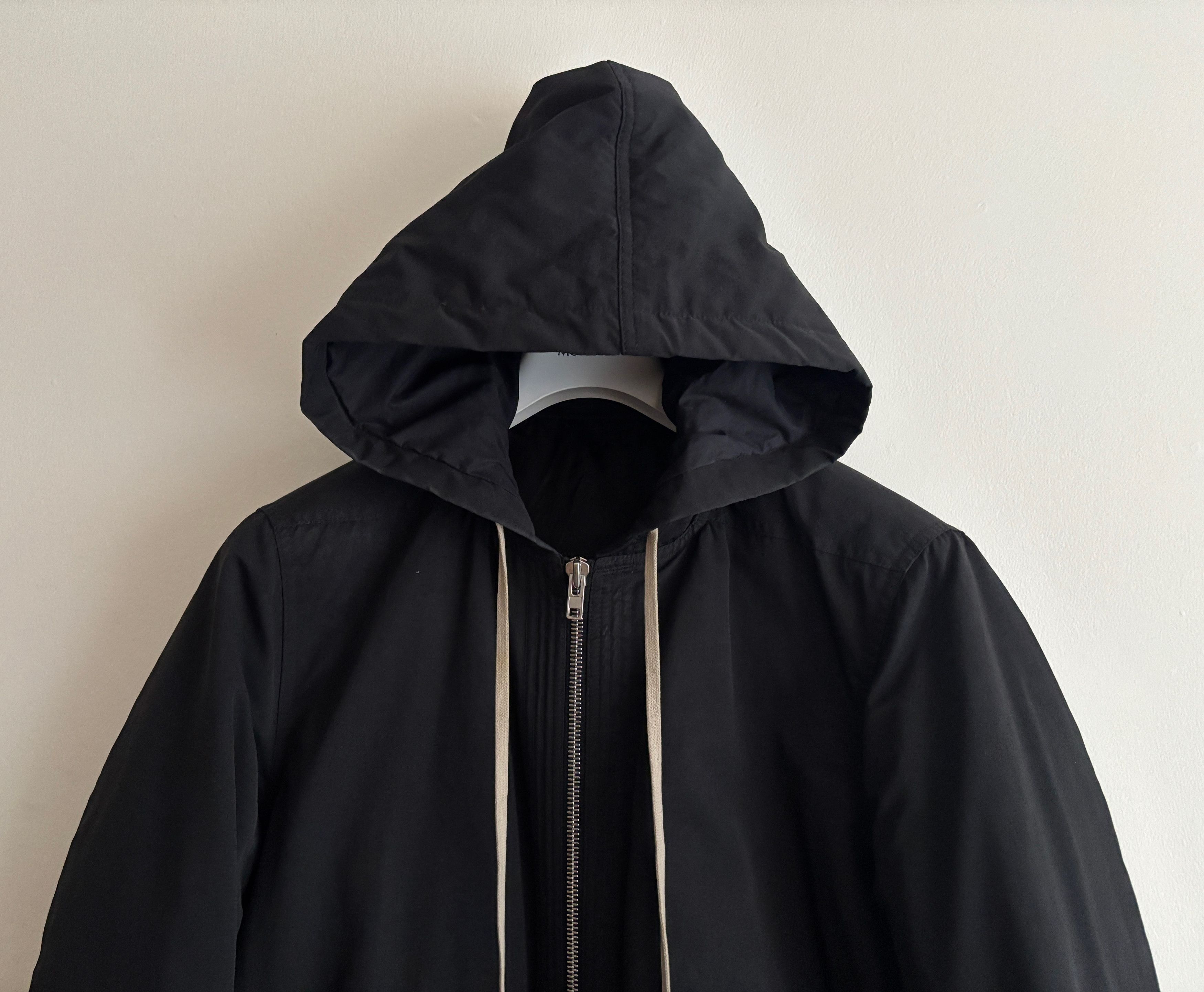 Rick Owens FW15 Sphinx Black Hooded Goose Down Parka - 54/Large - XL Size US L / EU 52-54 / 3 - 2 Thumbnail