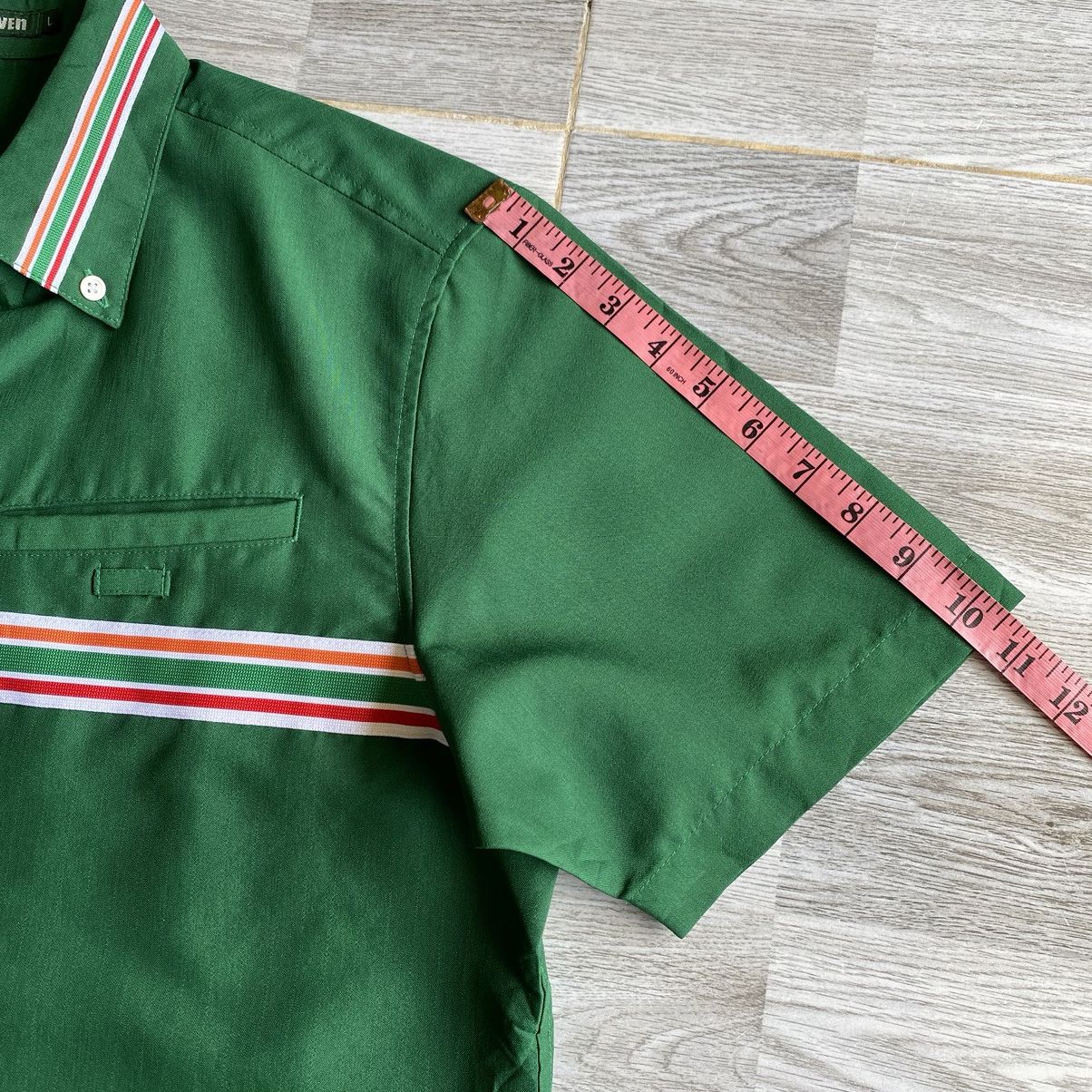 Japanese Brand × Vintage VTG 7-ELEVEN Uniform Shirt/Jacket Zip Up Size US L / EU 52-54 / 3 - 19 Thumbnail