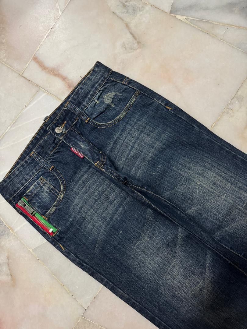 Japanese Brand 💥DSQUARED INSPIRED RUSTY MUDWASH DARK DENIM JEANS Size US 29 - 6 Thumbnail