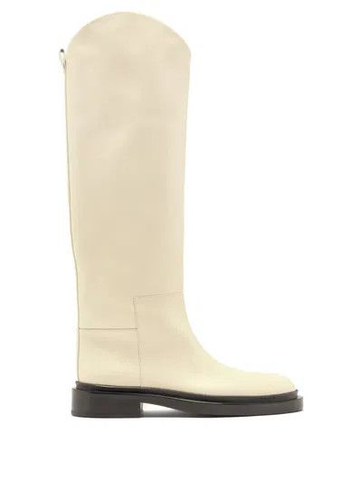Jil Sander o1y1025 Boots in Ivory Size US 5.5 / IT 35.5 - 1 Thumbnail