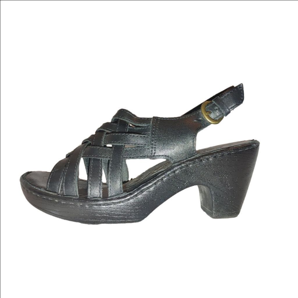 Born Born Leather Strappy Sandals Size 8 Size US 8 / IT 38 - 1 Thumbnail
