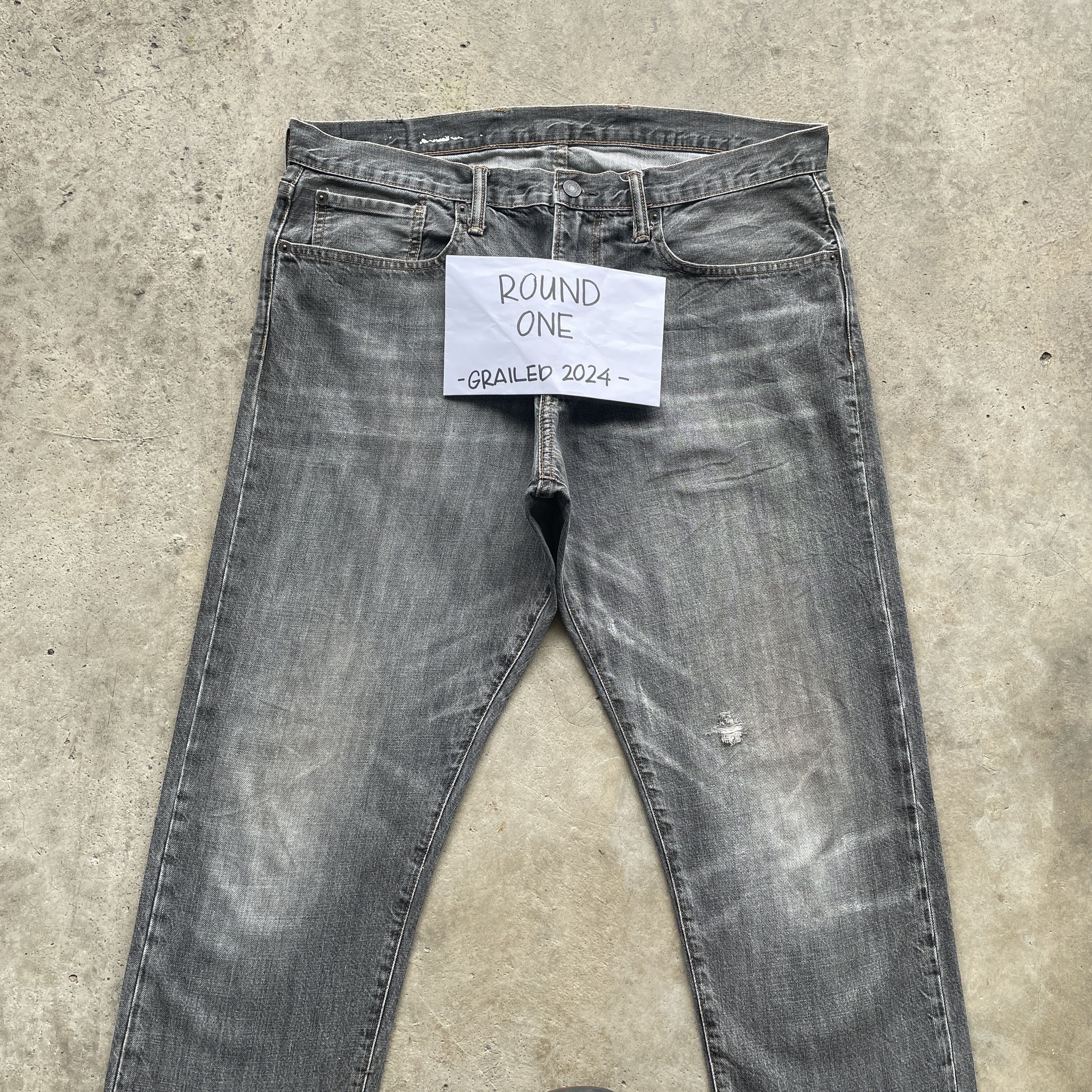 Gap W38x33 VINTAGE GAP BLACK FADED JEANS PANTS DENIM Size US 38 / EU 54 - 3 Thumbnail