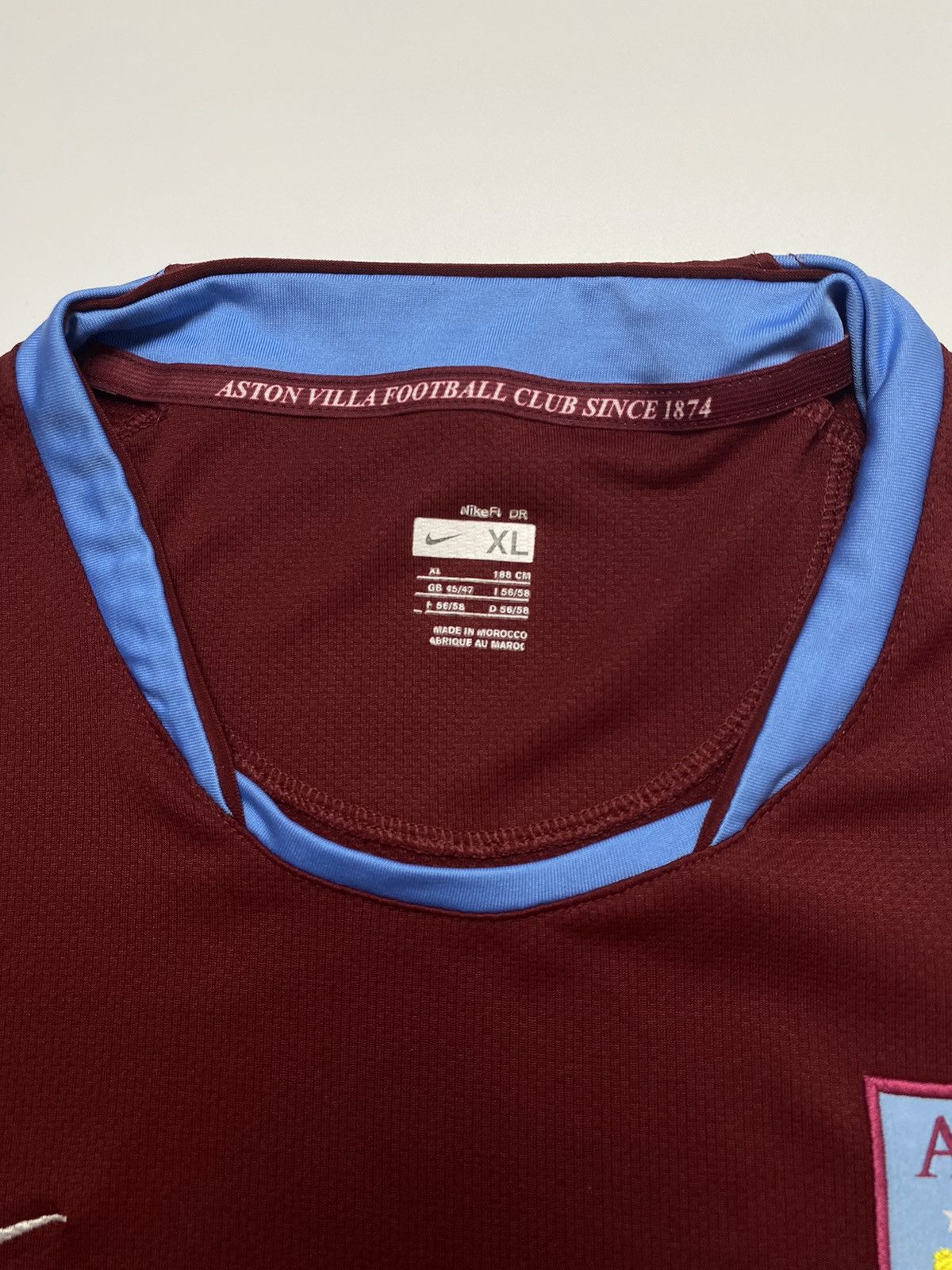 Nike Nike Aston Villa 2007/2008 vintage jersey football t shirt Size US XL / EU 56 / 4 - 4 Thumbnail