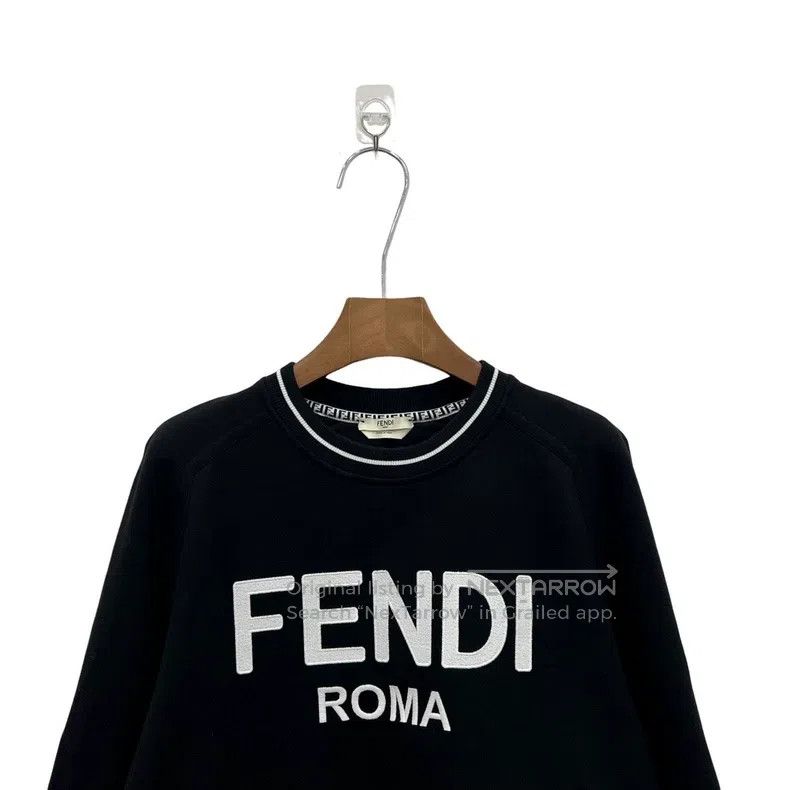 Fendi Fendi Embroidery logo classic hoodie long sleeve Size M / US 6-8 / IT 42-44 - 4 Thumbnail