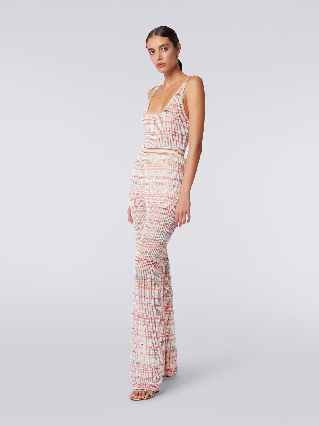Missoni o1mle0425 Ribbed Tank Top in Multicolor Size M / US 6-8 / IT 42-44 - 3 Thumbnail