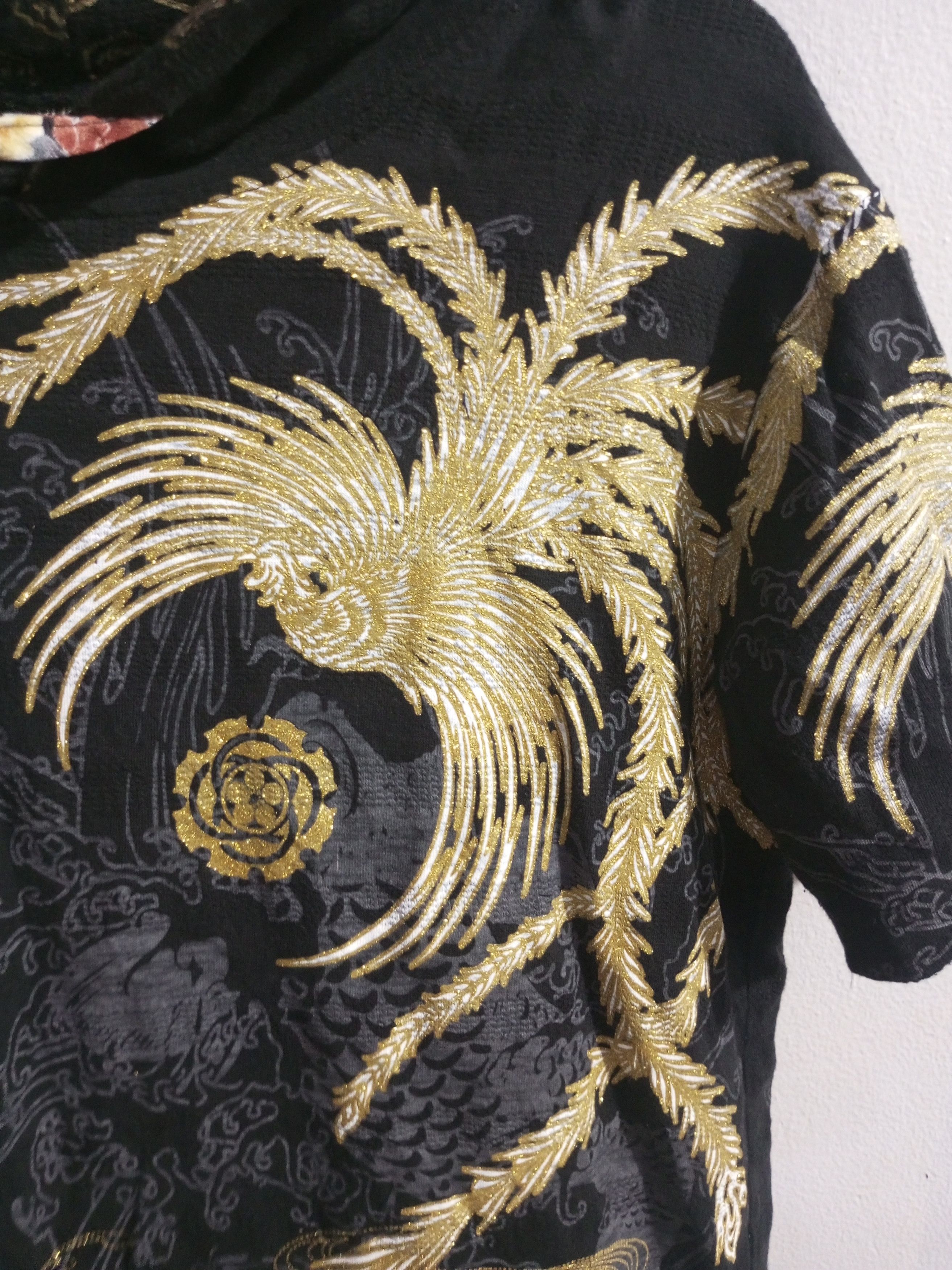 Japanese Brand Bullet noise sukajan Poenhix x koi t shirt hoodie Size US L / EU 52-54 / 3 - 4 Thumbnail