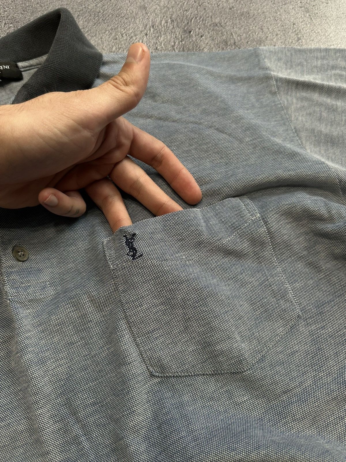 Yves Saint Laurent 🪼 Yves Saint Laurent Vintage Polo Size US XL / EU 56 / 4 - 2 Thumbnail