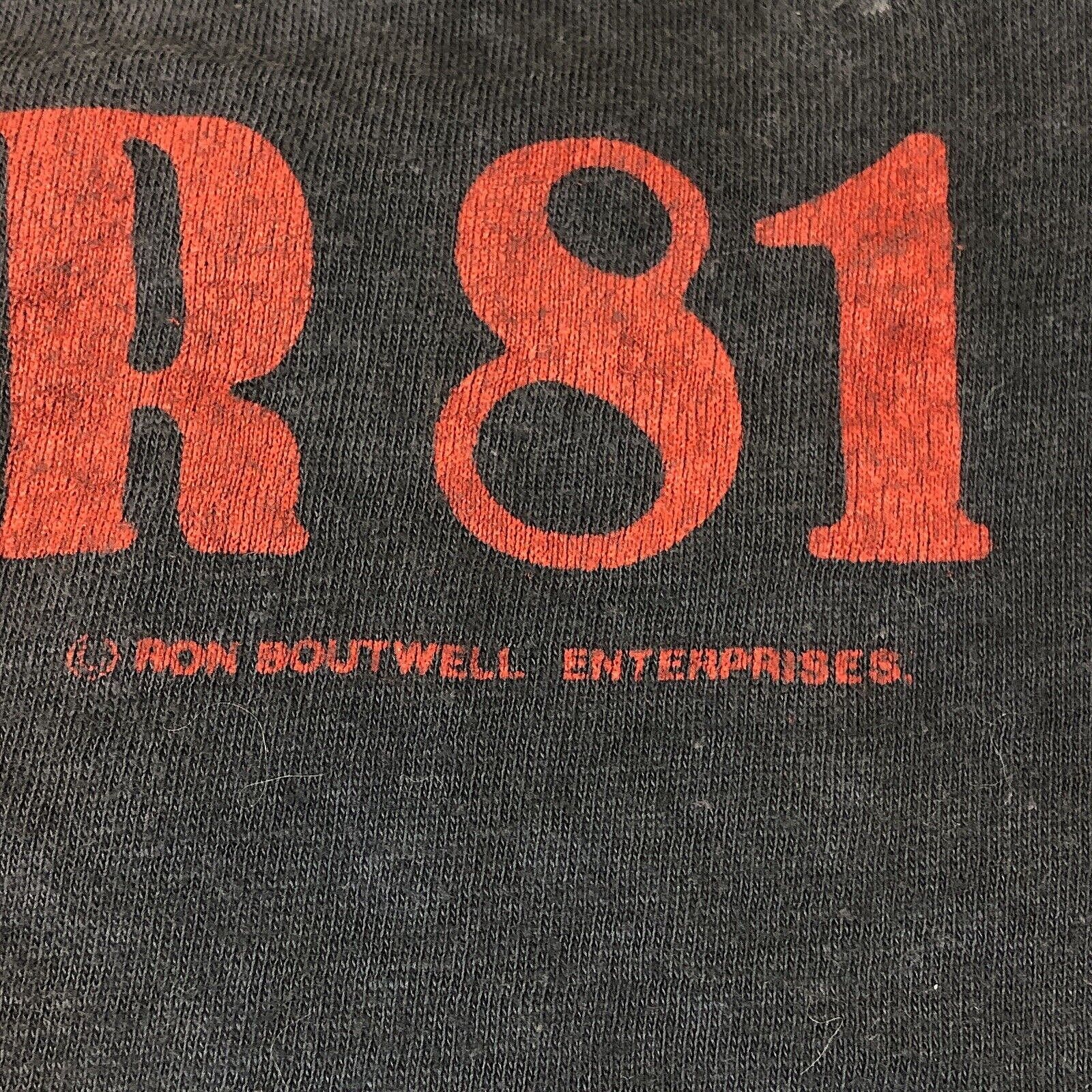 Band Tees Vintage 80s U2 October 81 Double Sided Band T Shirt Small Size US S / EU 44-46 / 1 - 9 Thumbnail