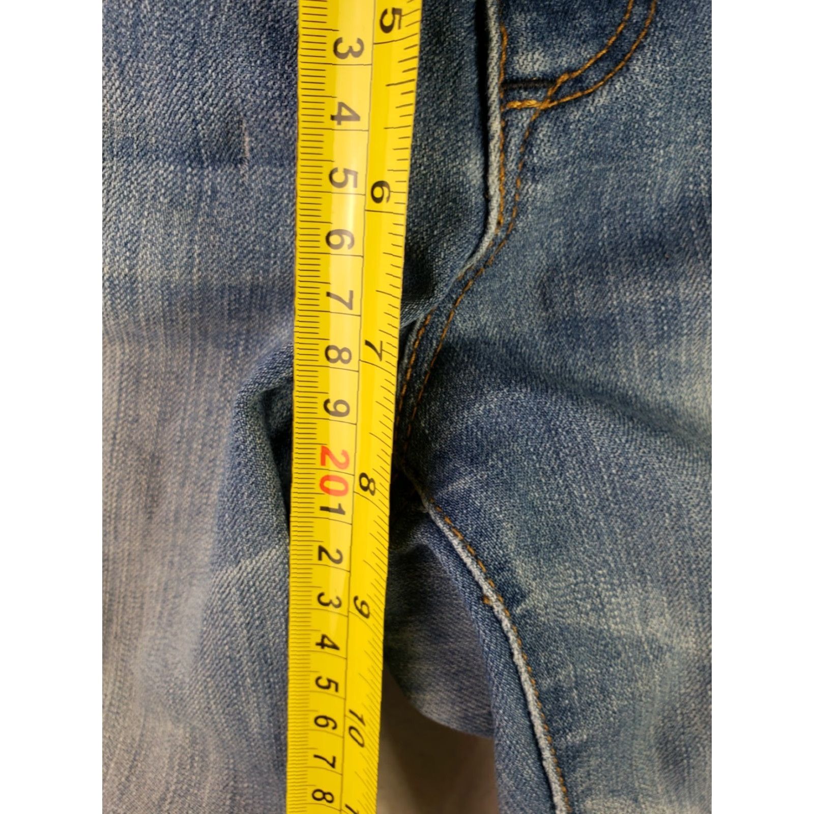 Jessica Simpson VINTAGE? Not specified. Jessica Simpson Jeans Rolled Crop Skinny Denim Blue Womens Sz 6/28 28x25 Size 28" / US 6 / IT 42 - 4 Thumbnail