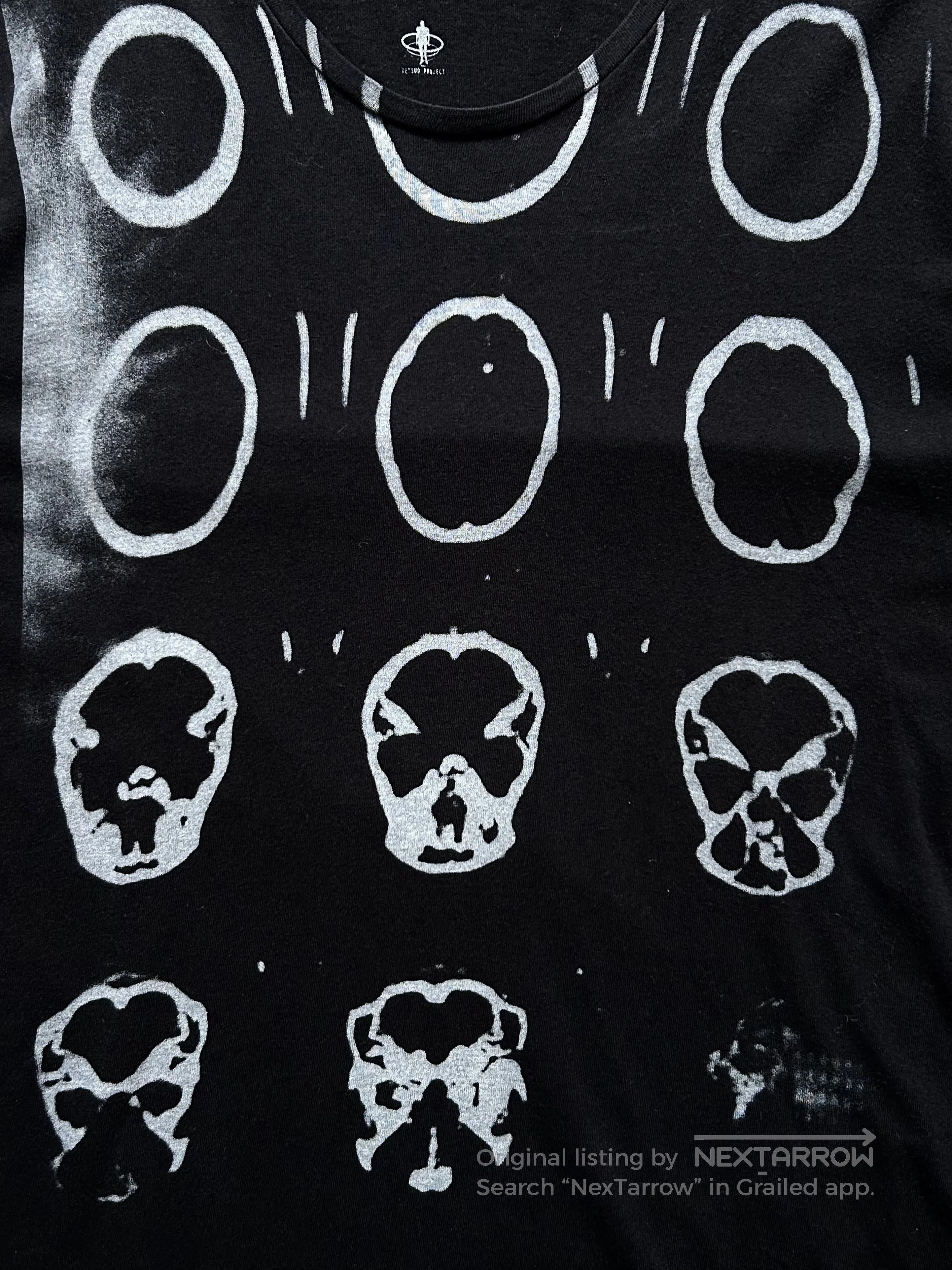 Julius JULIUS 10s Dark Skull Print Tee. Size US S / EU 44-46 / 1 - 3 Thumbnail