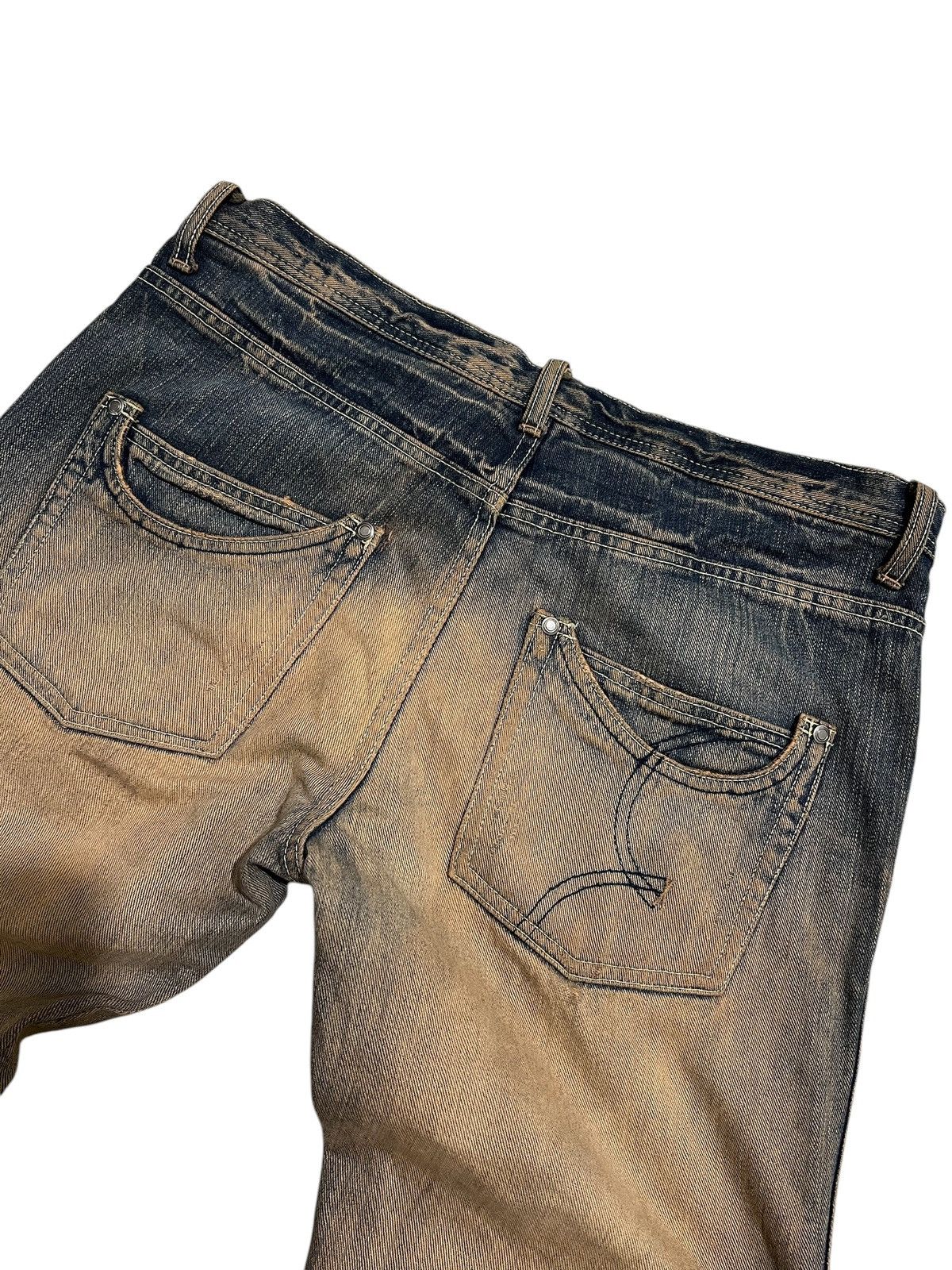 If Six Was Nine Icom japanese studed mudwash distressed clawmark jeans Size US 32 / EU 48 - 5 Thumbnail