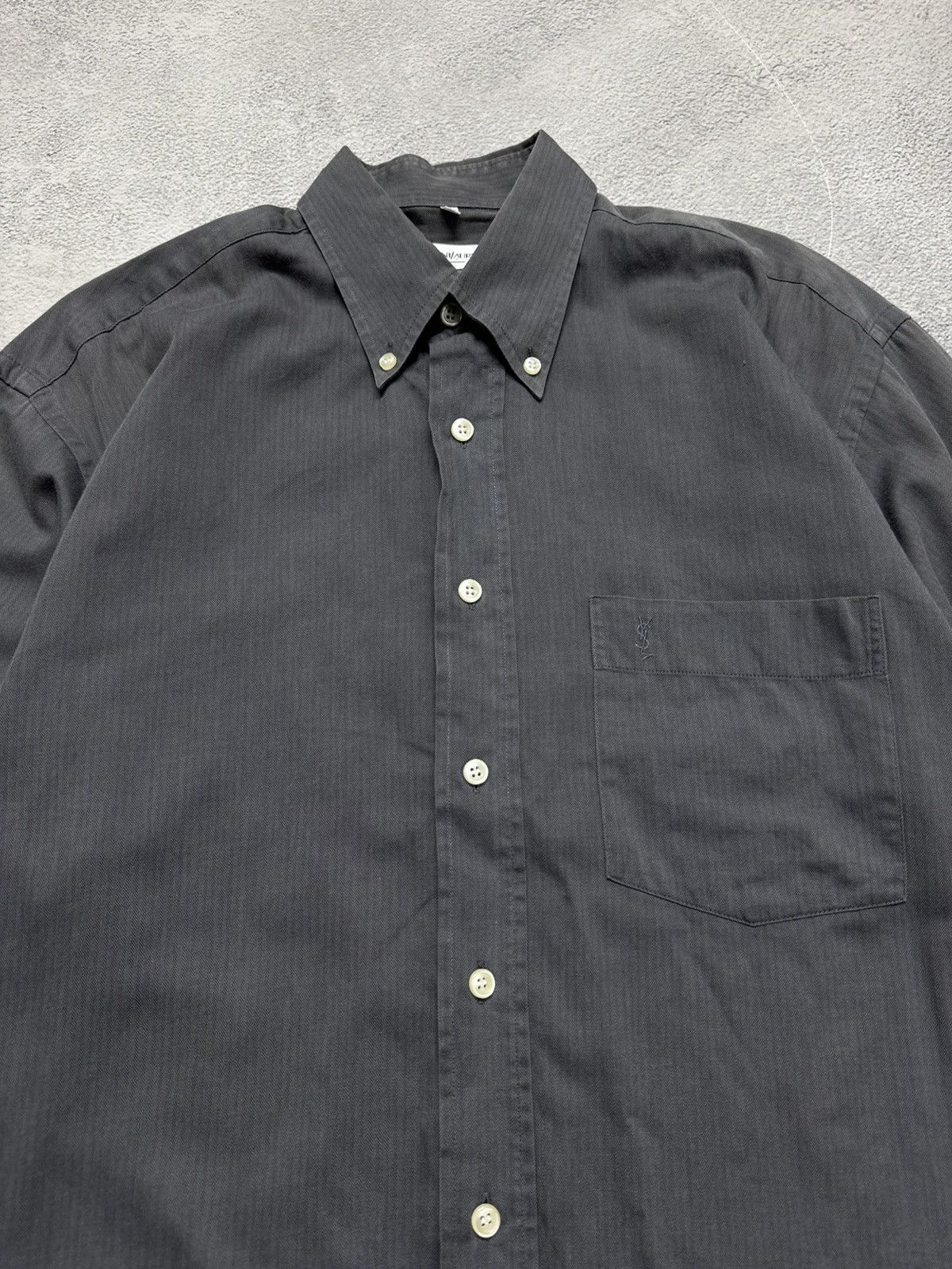Yves Saint Laurent Vintage Yves Saint Laurent YSL Shirt Luxury Size US M / EU 48-50 / 2 - 2 Thumbnail