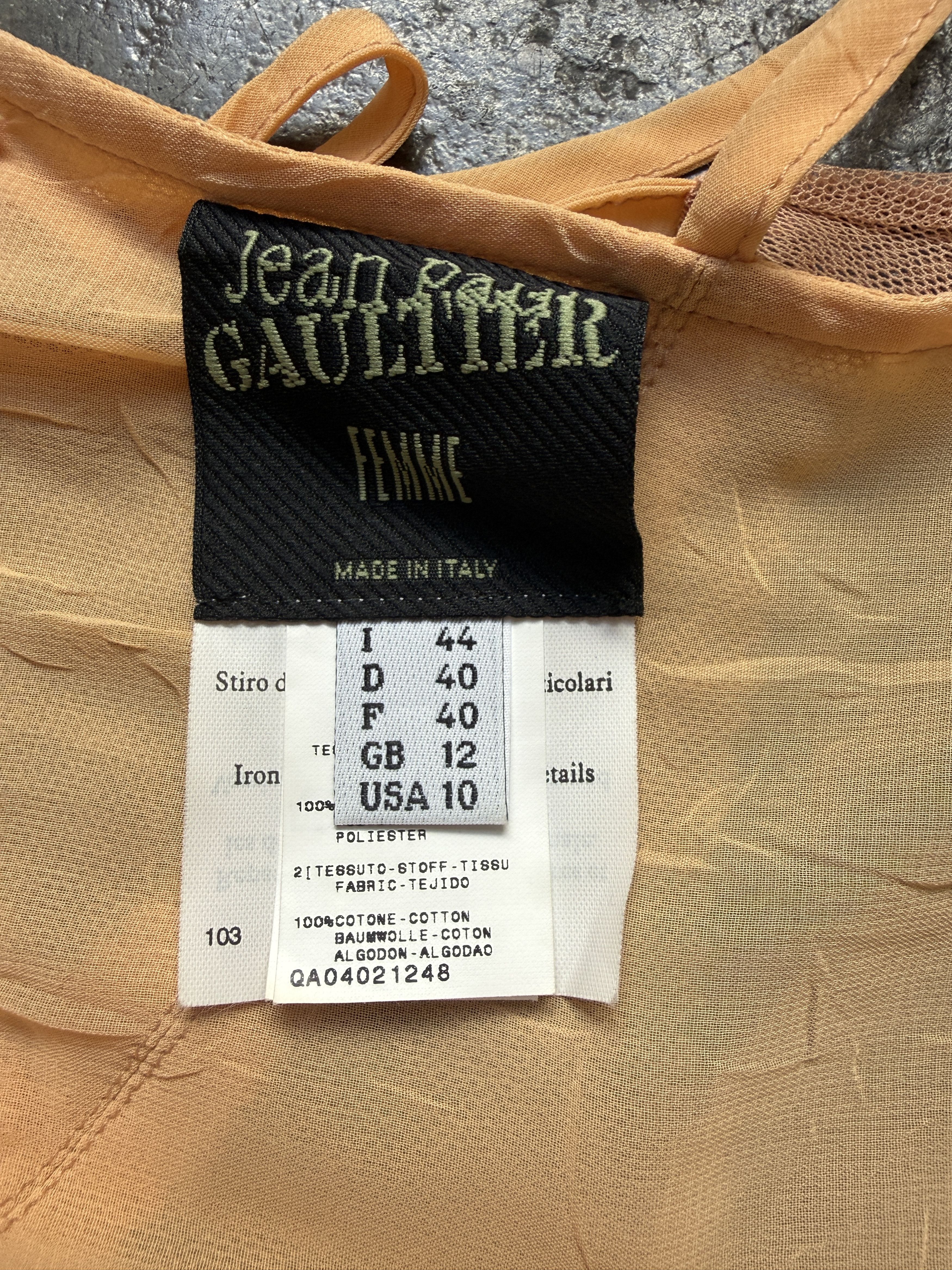 Jean Paul Gaultier vintage New Insane Long Wrap Dress Textured Fabric Size L / US 10 / IT 46 - 13 Thumbnail