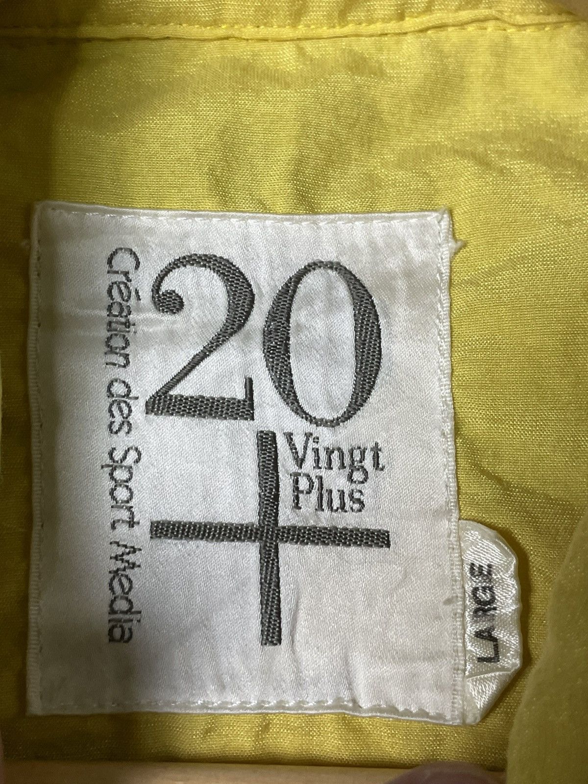 Japanese Brand × Vintage VINGT PLUS BRAND BUTTON & ZIPPED WINDBREAKER (86) Size US L / EU 52-54 / 3 - 9 Thumbnail
