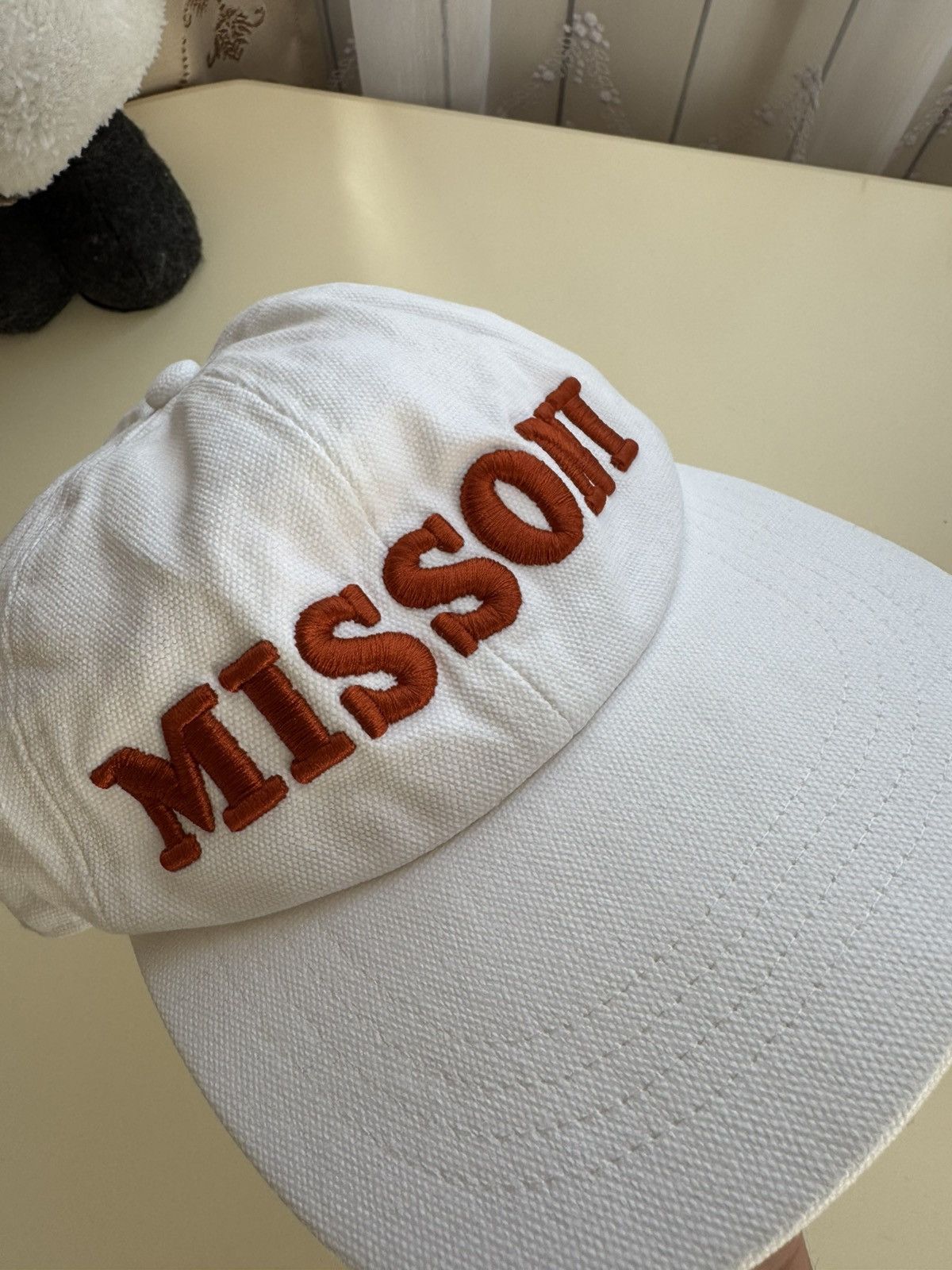 Missoni Missoni White Embroidered Logo Baseball Cap Size ONE SIZE - 3 Thumbnail