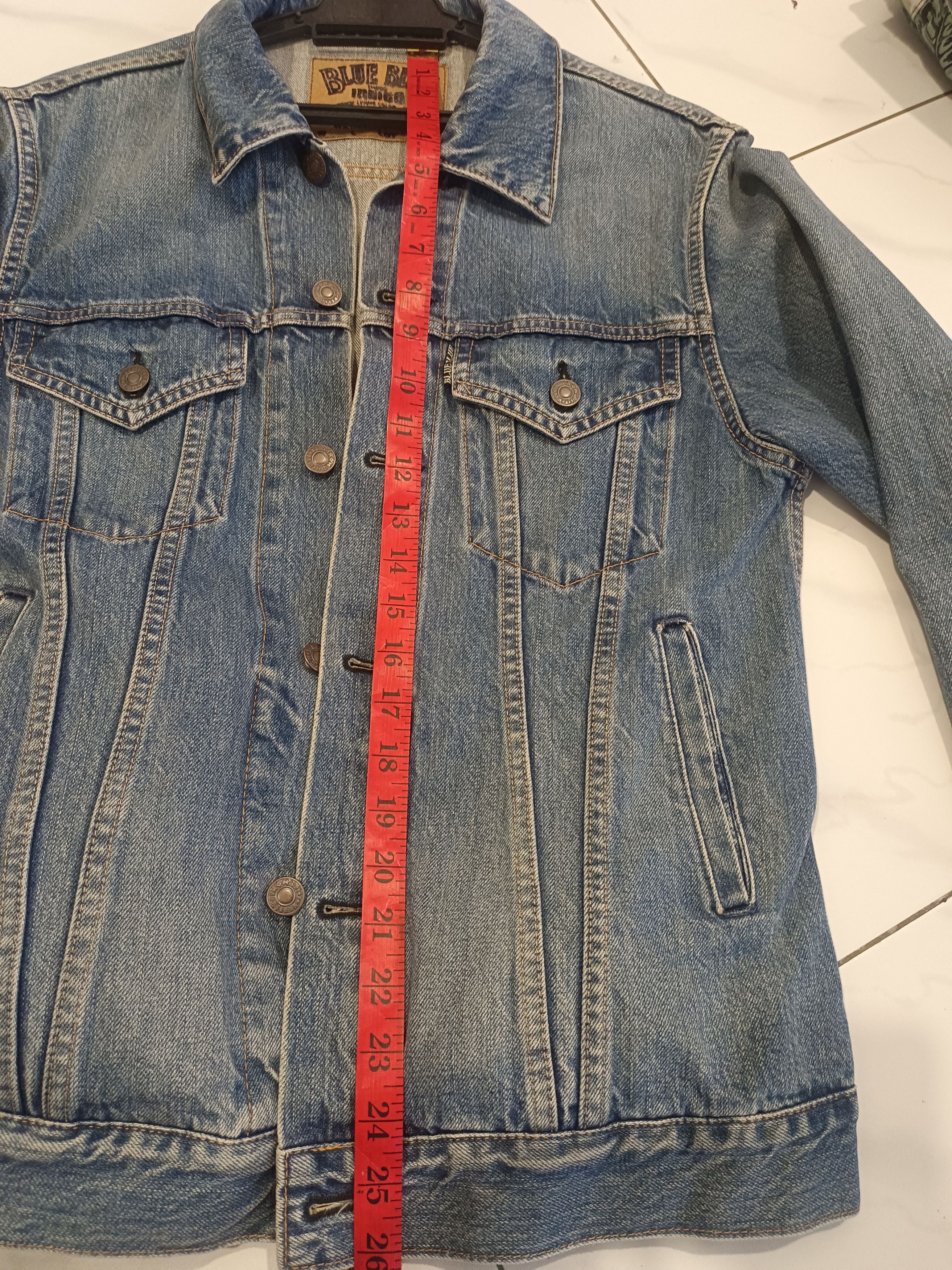 HOLLYWOOD RANCH MARKET Hollywood Ranch Market Blue Blue Indigo Trucker Jacket Size US L / EU 52-54 / 3 - 5 Thumbnail