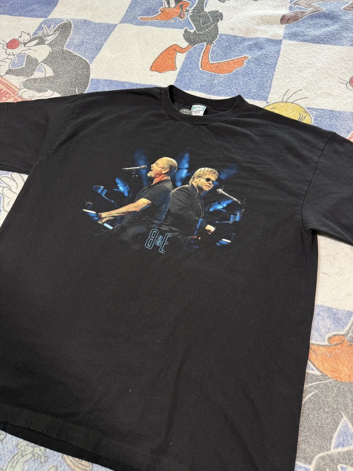 Band Tees Vintage billy joel elton john tour tee Size US XL / EU 56 / 4 - 2 Thumbnail