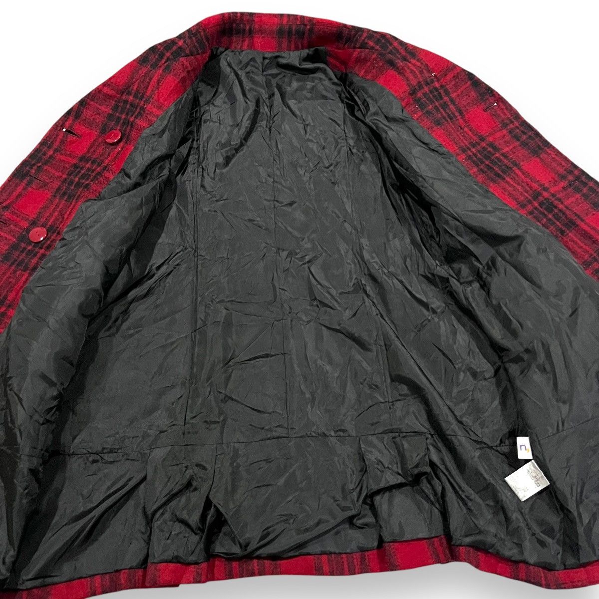 If Six Was Nine × Japanese Brand × Le Grande Bleu (L.G.B.) 🇯🇵 JAPANESE BRAND TARTAN WOOL PEACOAT Size L / US 10 / IT 46 - 9 Thumbnail