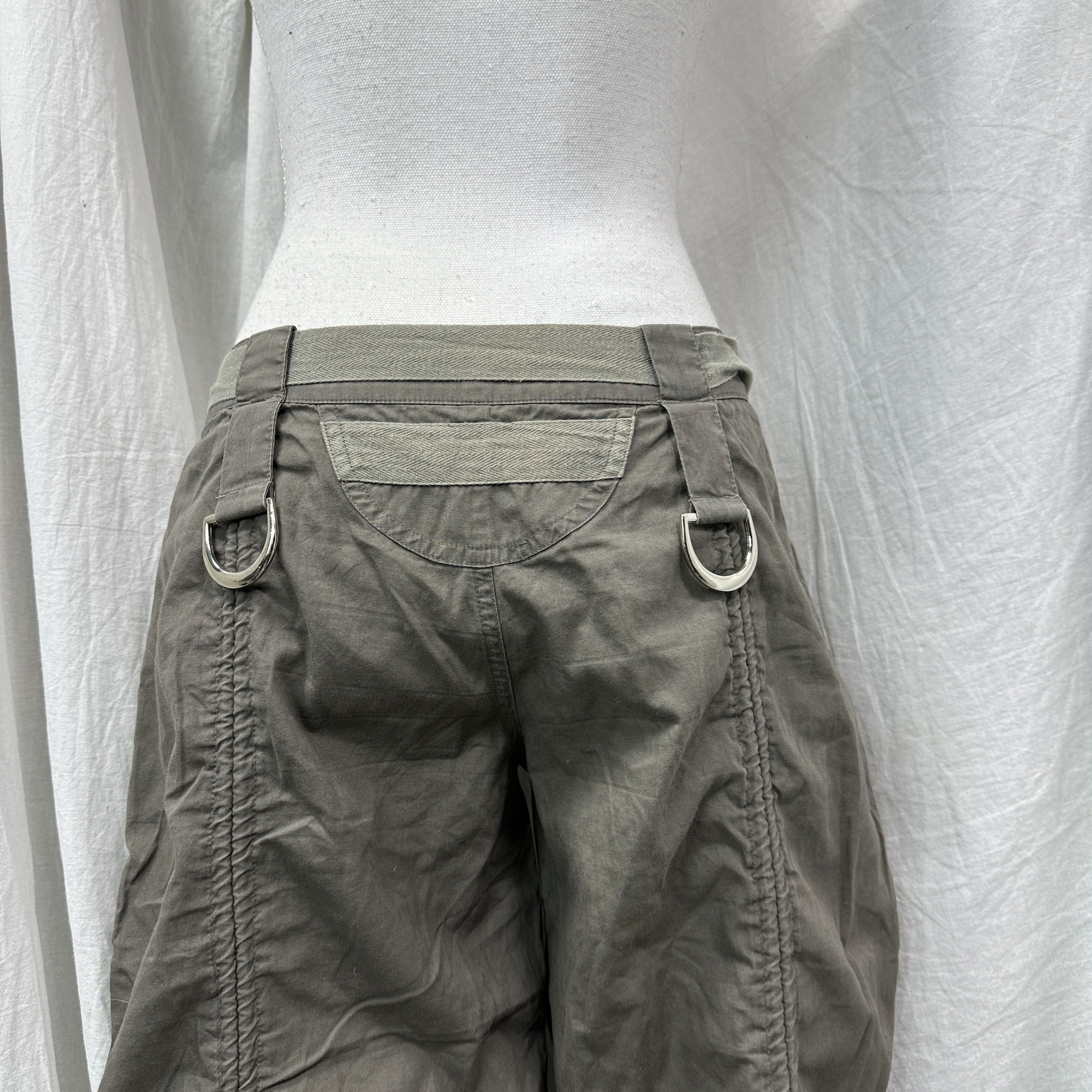 Vintage Vintage Ruched Cargo Morgan Miliatry Pants 00s Size 26" / US 2 / IT 38 - 5 Thumbnail