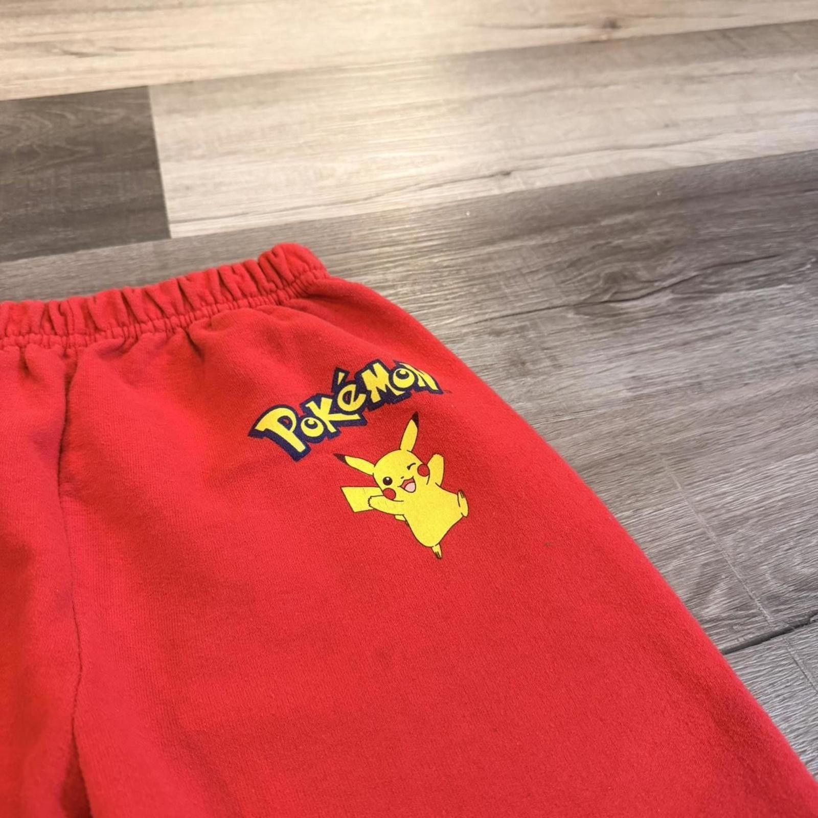Pokemon Vintage Pokémon pikachu kids track pants 00s youth large Size US 26 / EU 42 - 1 Thumbnail