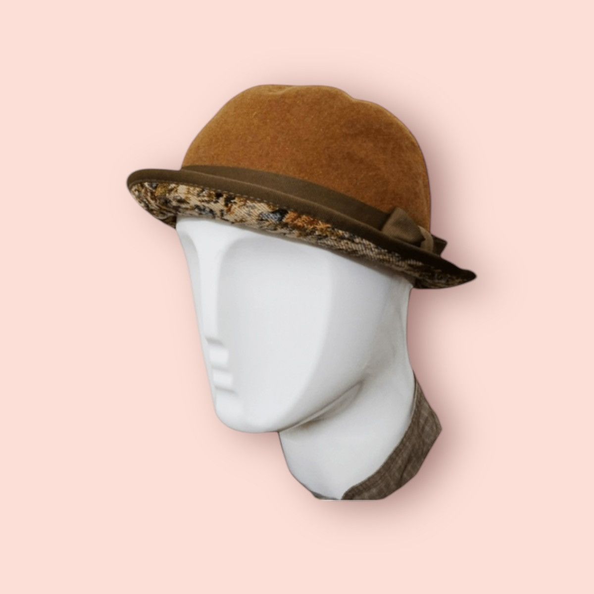 Designer × Japanese Brand × Vintage VINTAGE OLIVE DES OLIVE BOWLER HAT JAPAN Size ONE SIZE - 5 Thumbnail