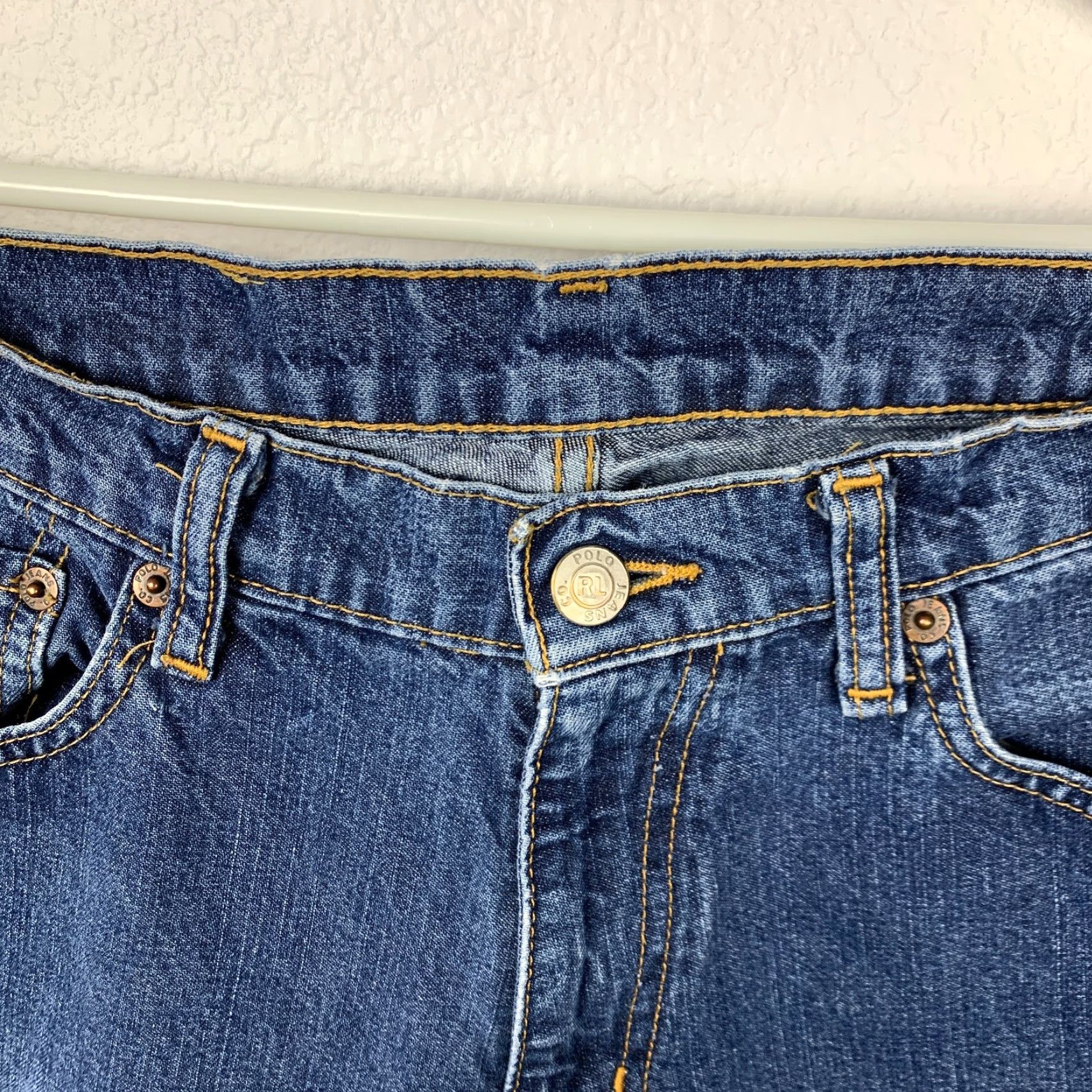 Ralph Lauren Polo Ralph Lauren Jeans Jeans Blue 4 32 Relaxed Regular Women Zip 100% Cotton Straight Vintage Women's? Size 27" / US 4 / IT 40 - 3 Thumbnail